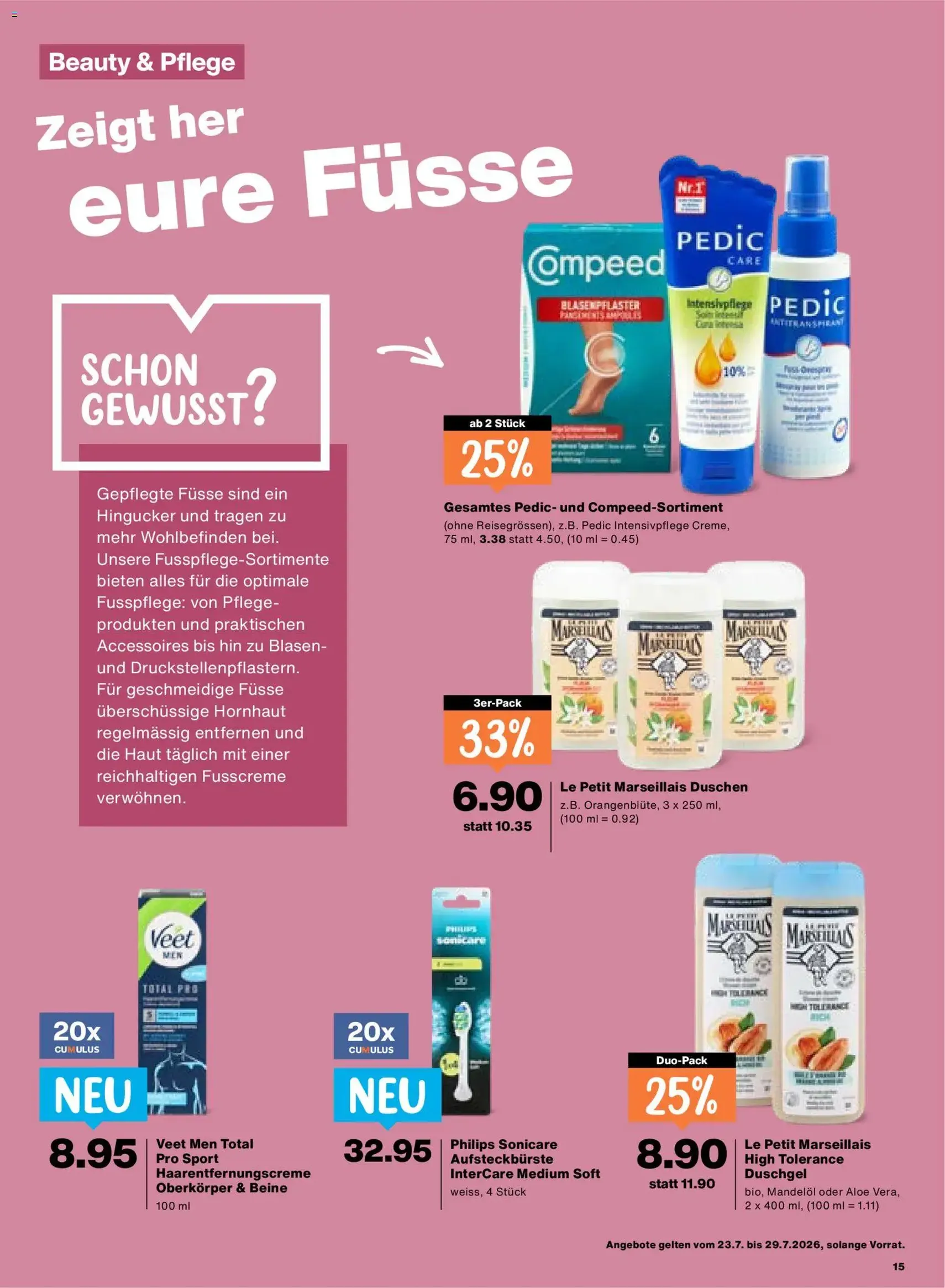 Migros aktionen - Gültiger Prospekt ab 23.07.2026, Seite 15 von insgesamt 20