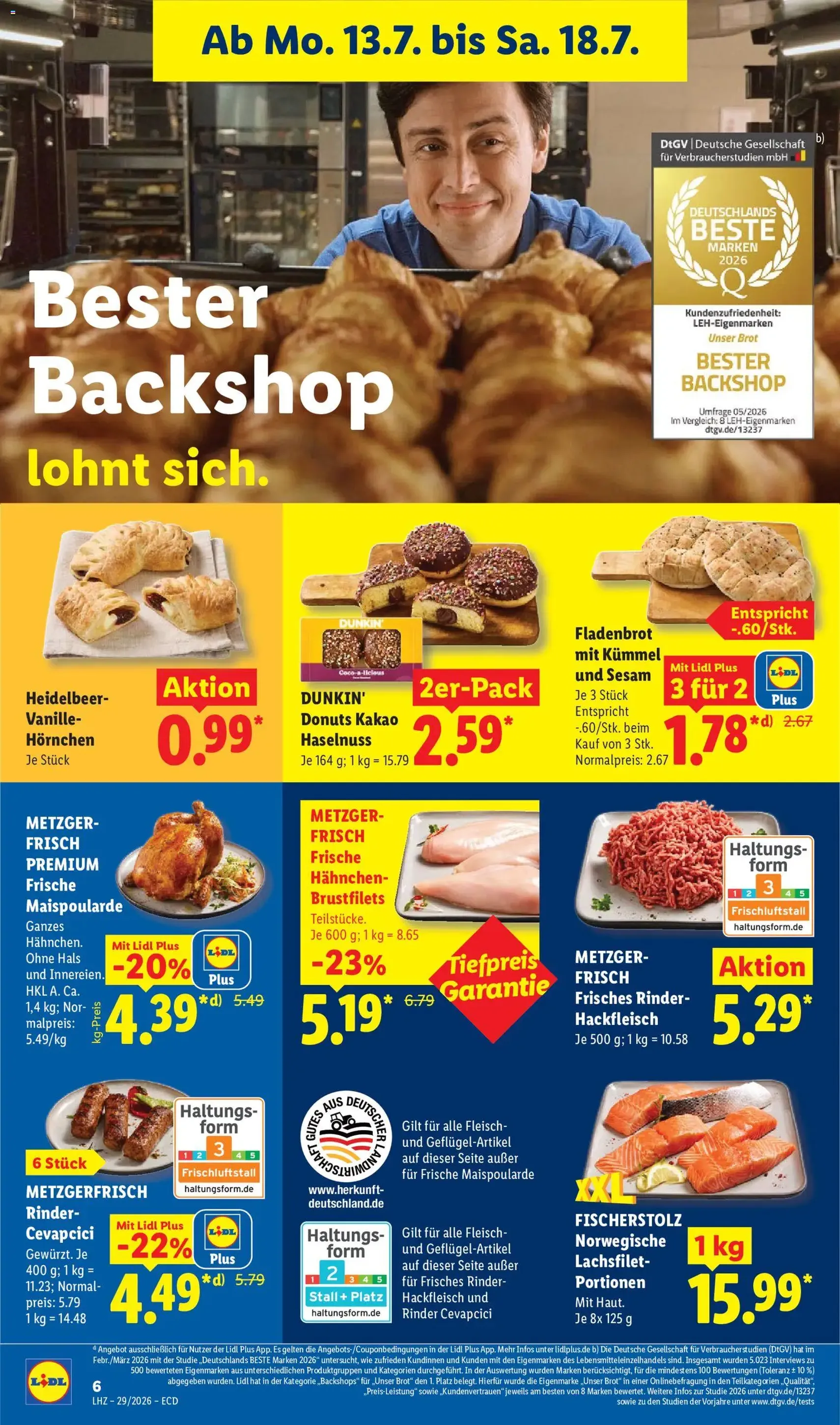 Lidl Prospekt - Gültiger Prospekt ab 13.07.2026, Seite 14 von insgesamt 72