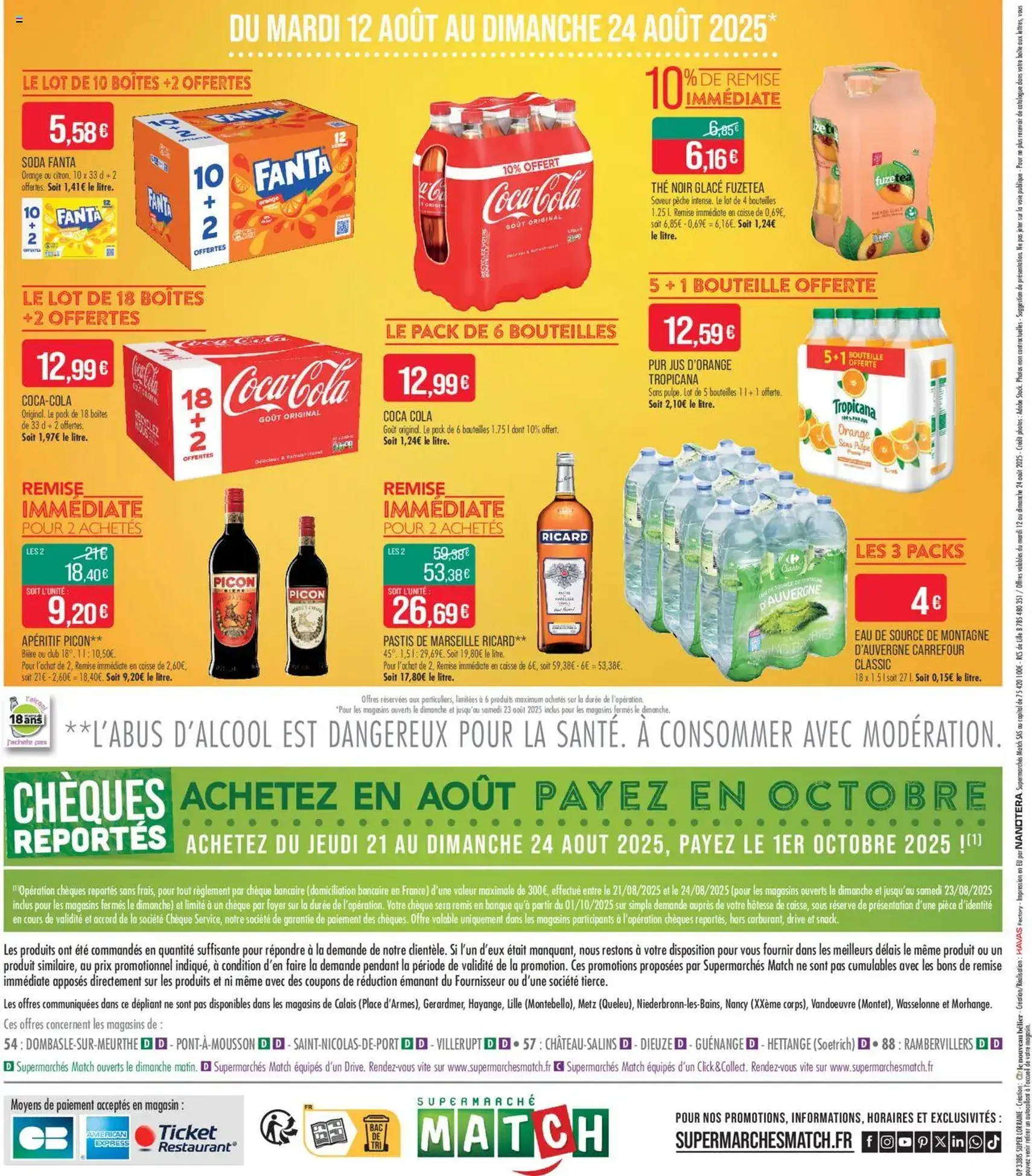 Match Supermarché catalogue - brochure valable à partir du 12/08/2025, page 8 sur 8