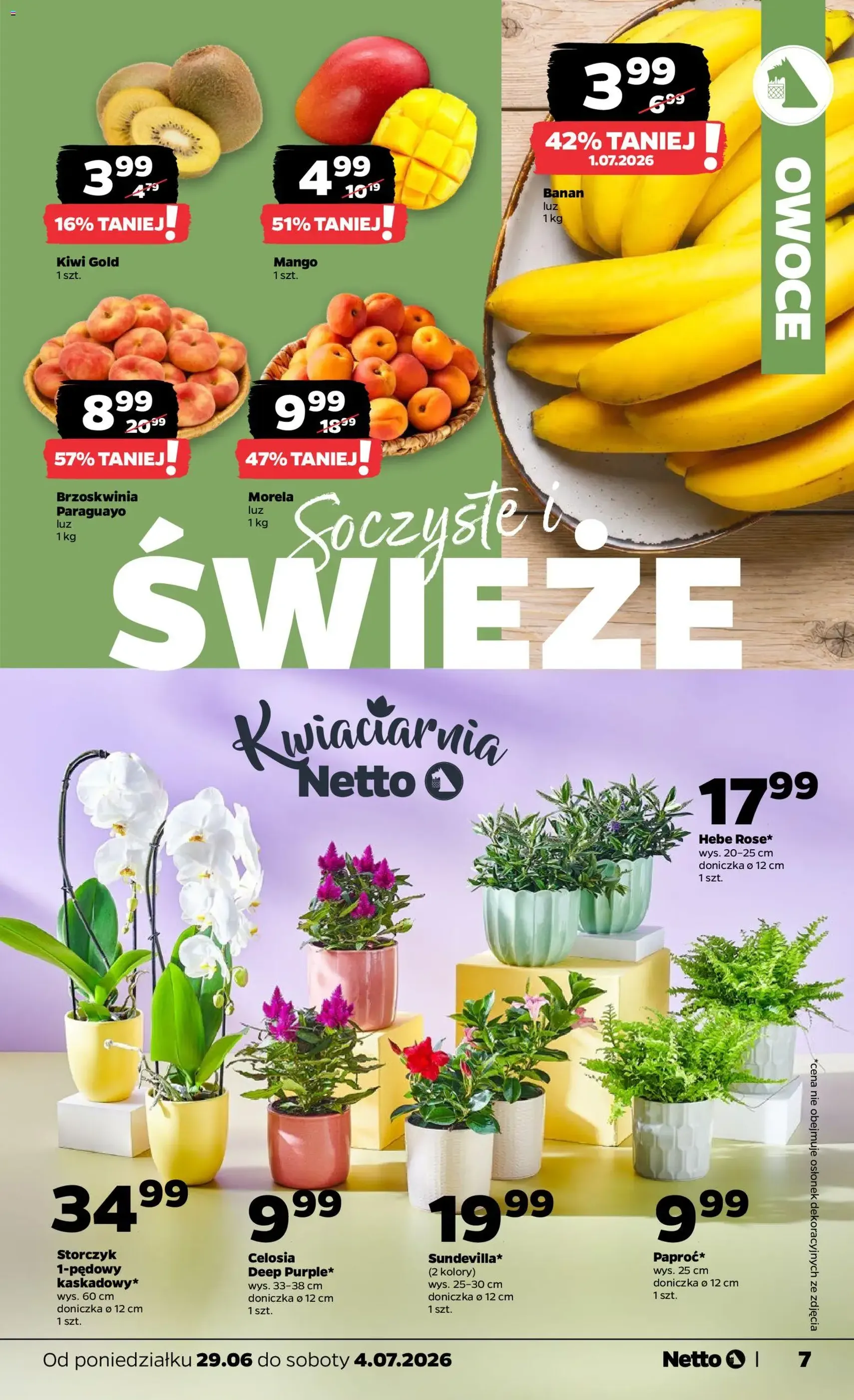 Netto gazetka od poniedziałku spożywcza - ważny gazetka od 29.06.2026 strona 7 z 37