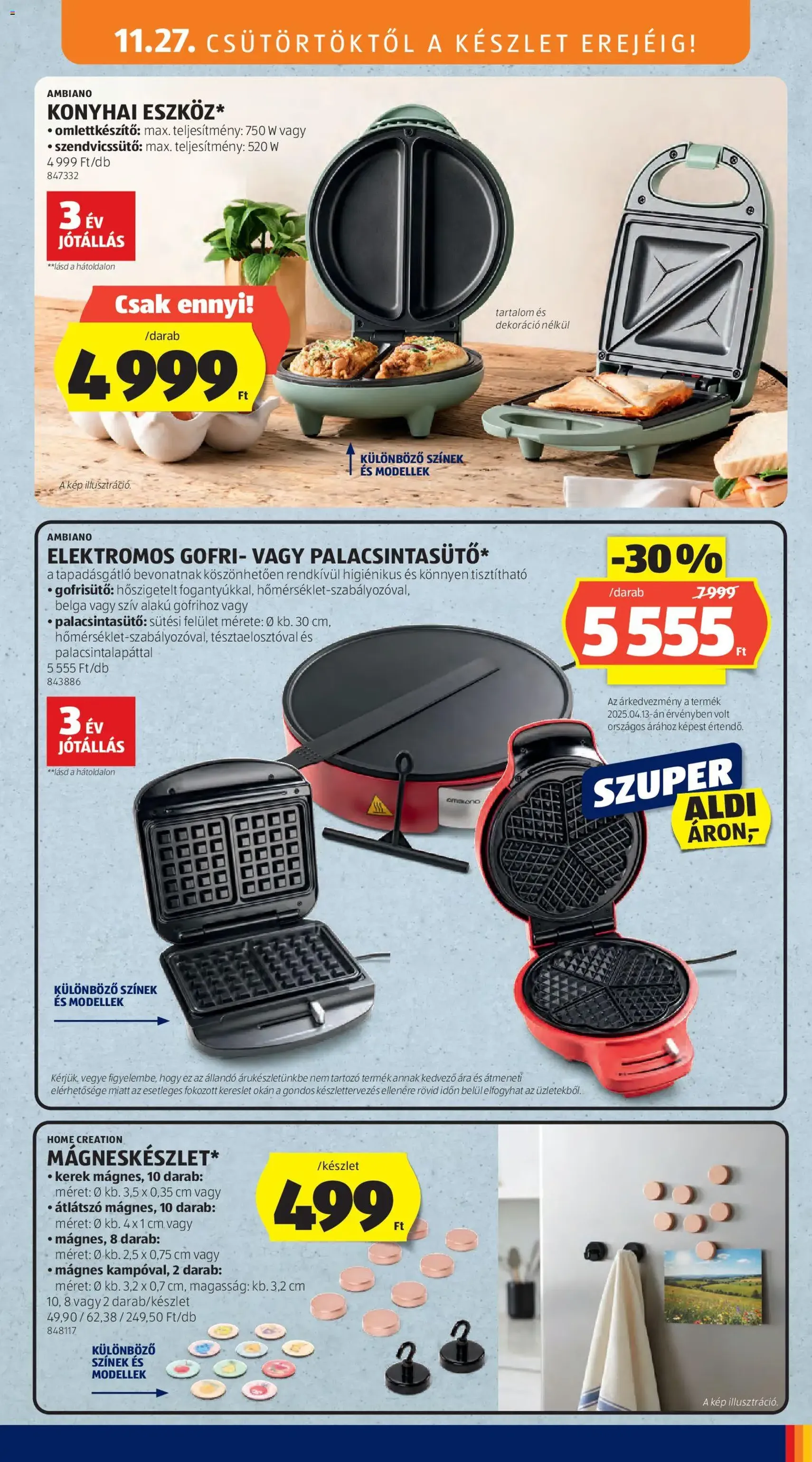 Aldi Black Friday - 2025.11.27. érvényes szórólap 25 oldal 62 oldalból