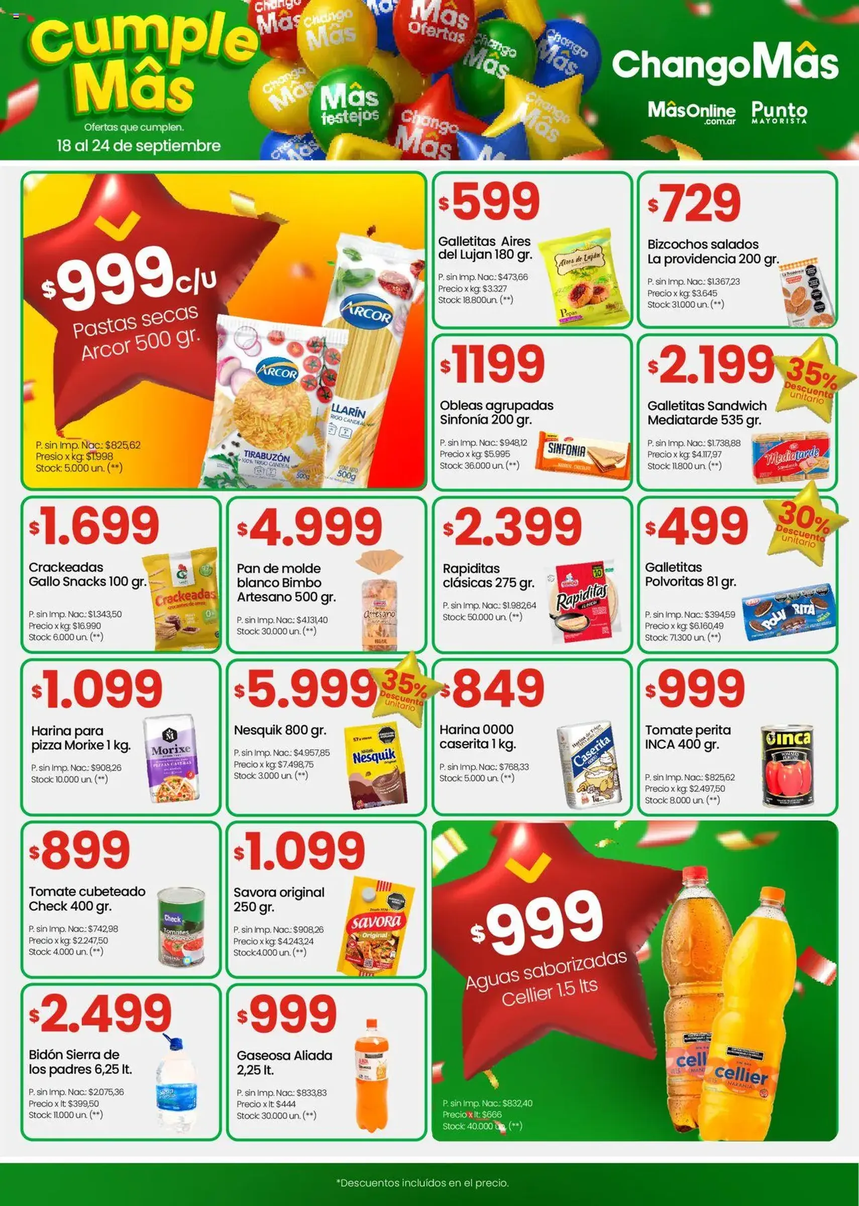 Changomas ofertas - folleto válido desde 18/09/2025 página 5 de 16