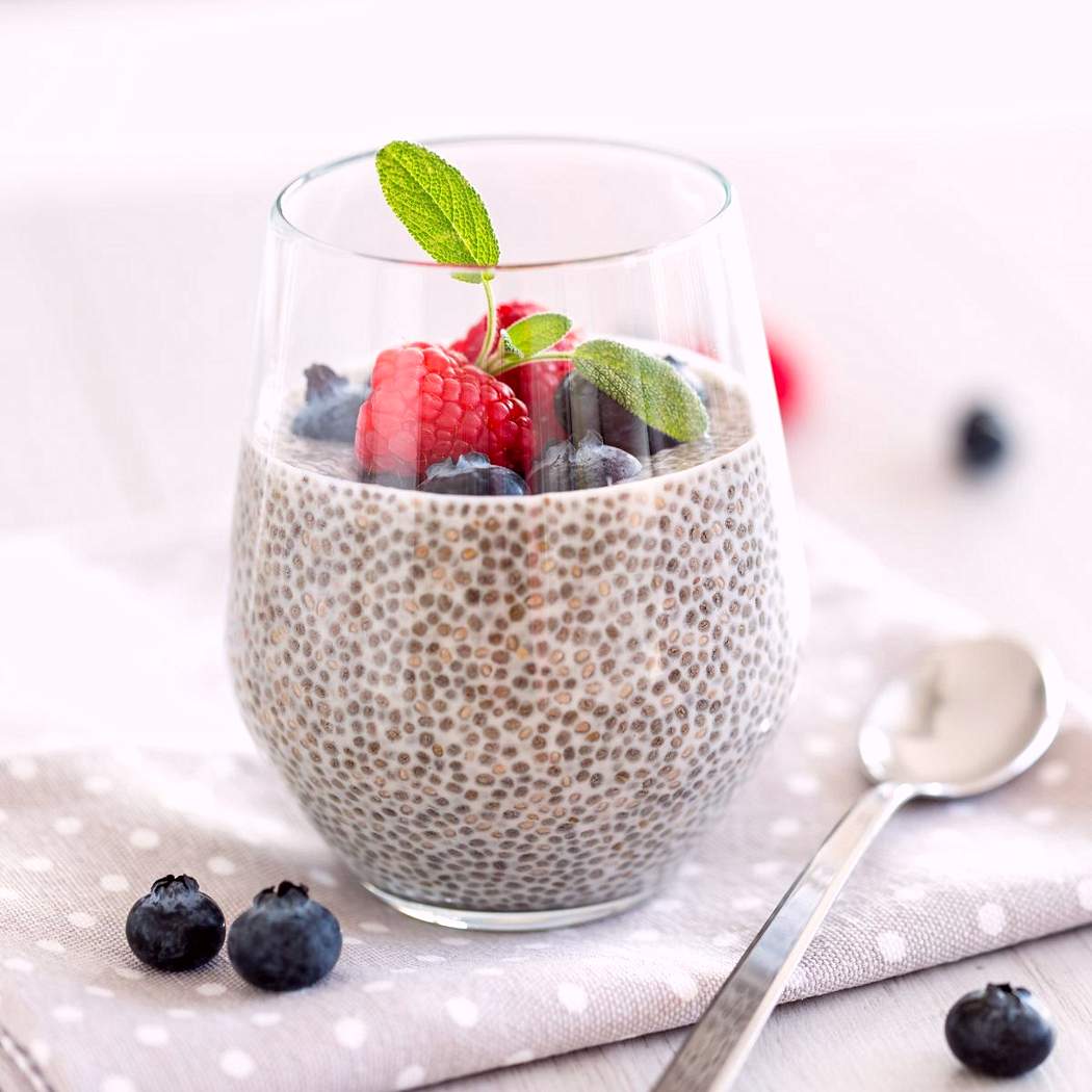 Pudding di Chia con Latte di Cocco