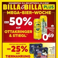 Billa - Flugblatt - Prospekt Vorschau gültig ab 16.04.2026