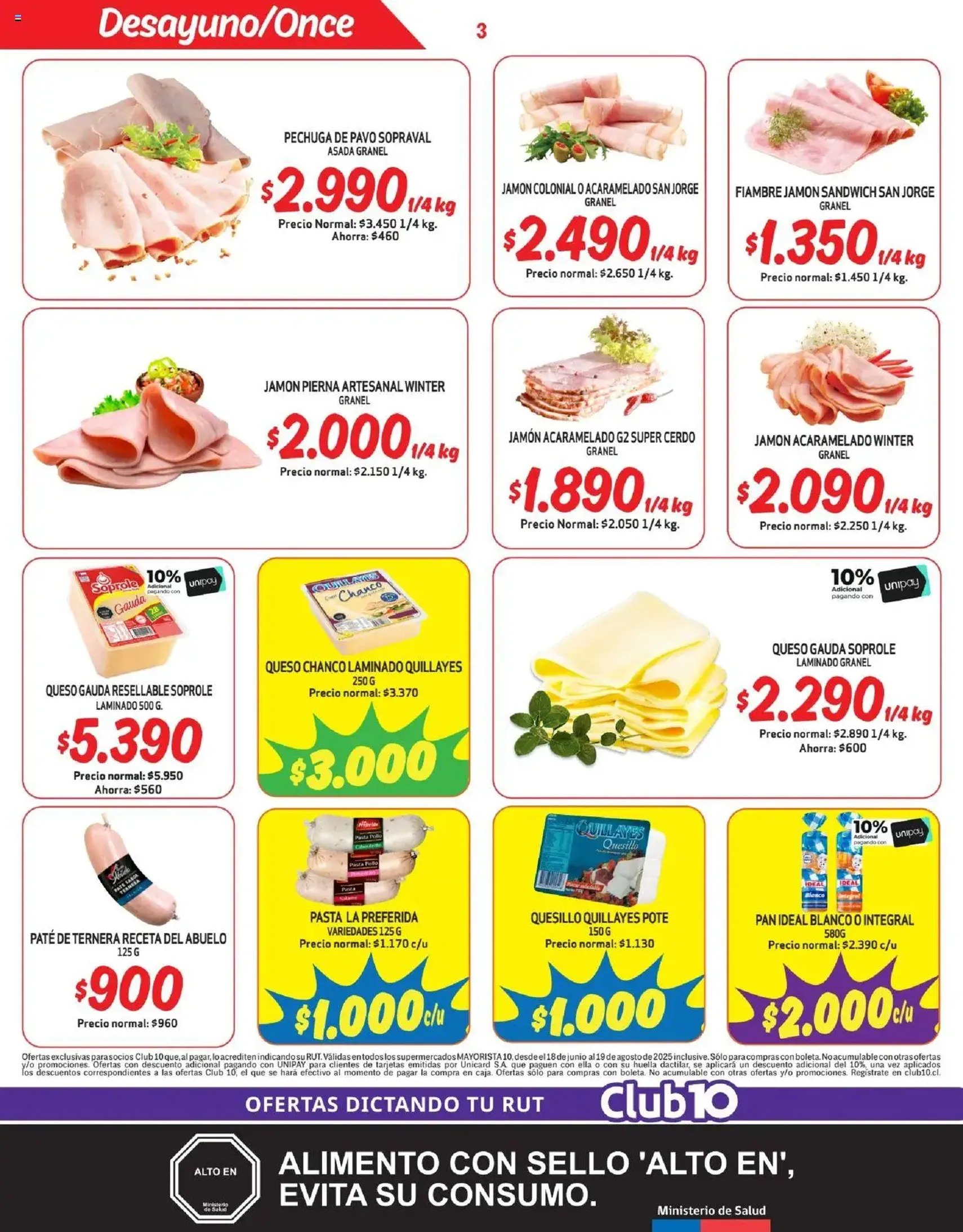 Mayorista 10 Ofertas - folleto válido desde 16.08.2025 página 3 de 21 Mayorista 10 Ofertas - folleto válido desde 16.08.2025 página 3 de 21