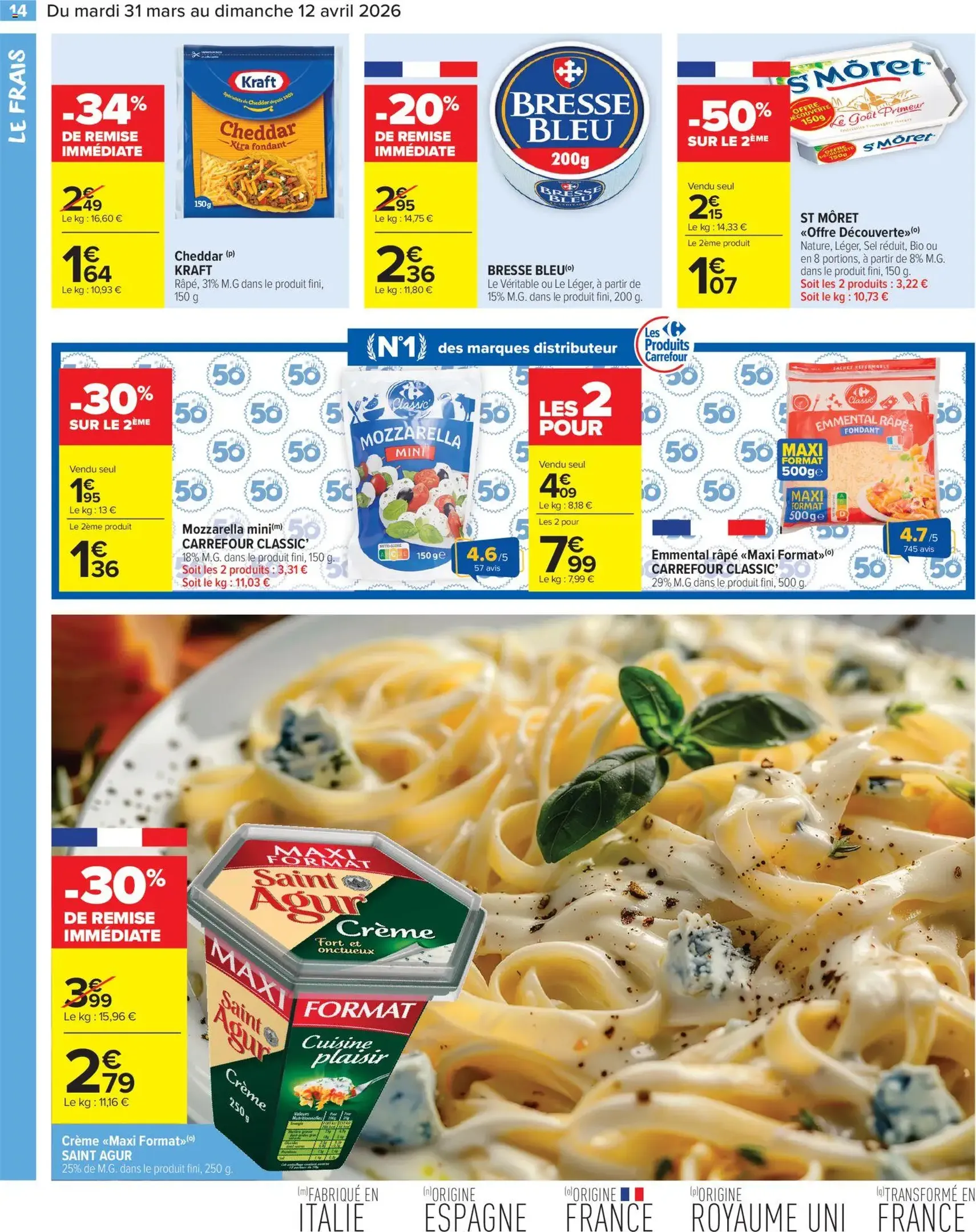 Carrefour Market catalogue semaine 14 - brochure valable à partir du 31/03/2026, page 16 sur 38