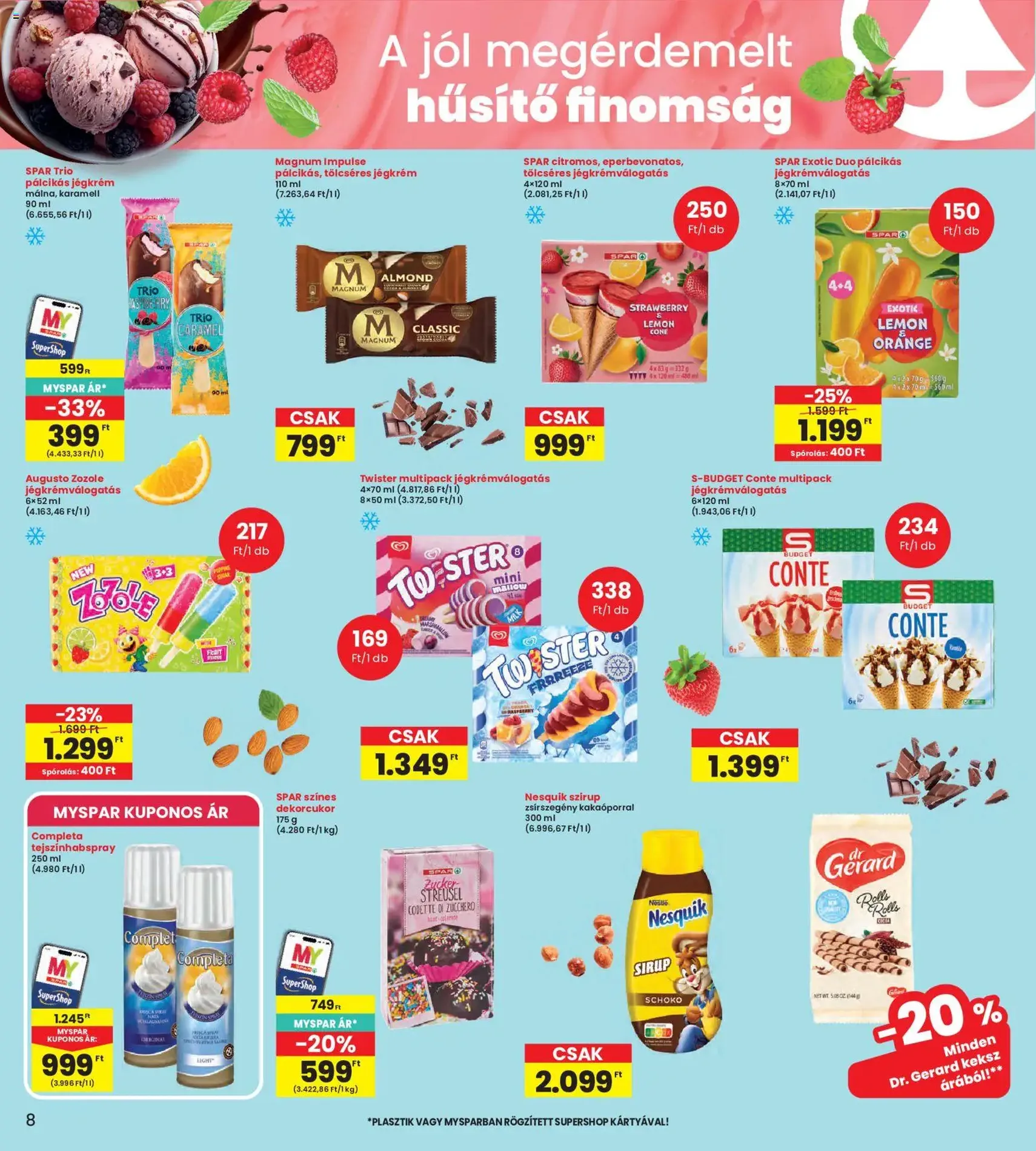 Interspar akciós újság - 2026.07.02. érvényes szórólap 8 oldal 20 oldalból