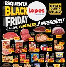 Lopes Supermercados Black Friday - pré-visualização do folheto, válido a partir de 18/11/2025
