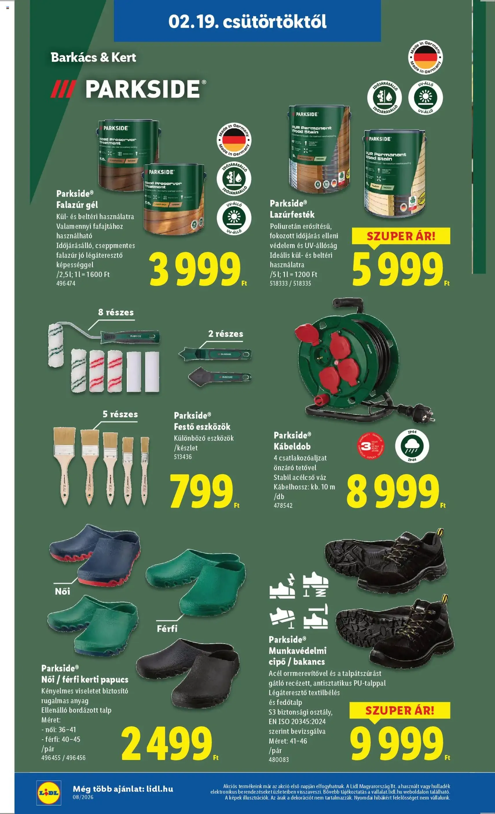 Lidl Akciós újság - 2026.02.19. érvényes szórólap 24 oldal 58 oldalból