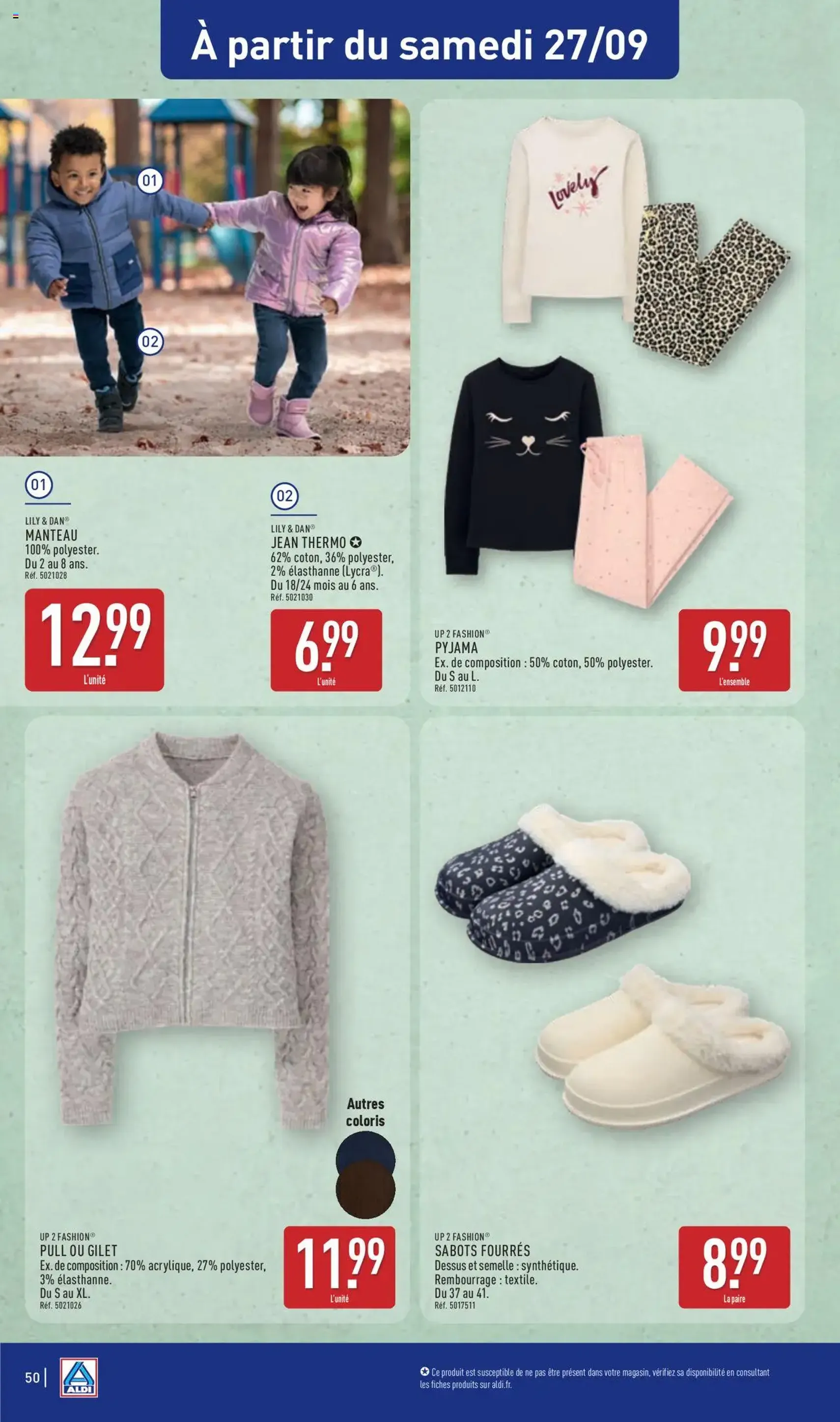 Aldi catalogue semaine 39 - brochure valable à partir du 23/09/2025, page 52 sur 57 Aldi catalogue semaine 39 - brochure valable à partir du 23/09/2025, page 52 sur 57