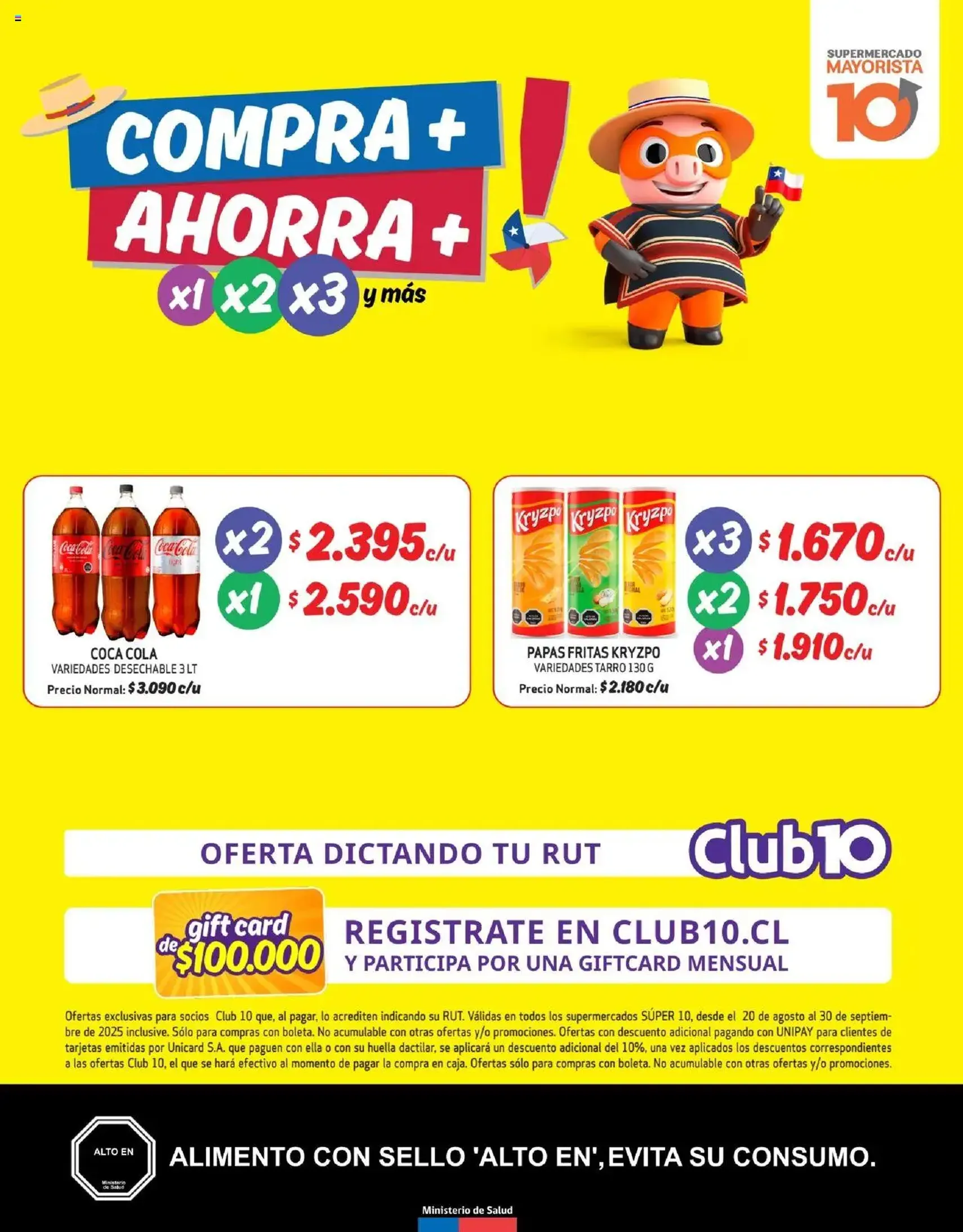 Mayorista 10 Ofertas - folleto válido desde 18.08.2025 página 1 de 18
