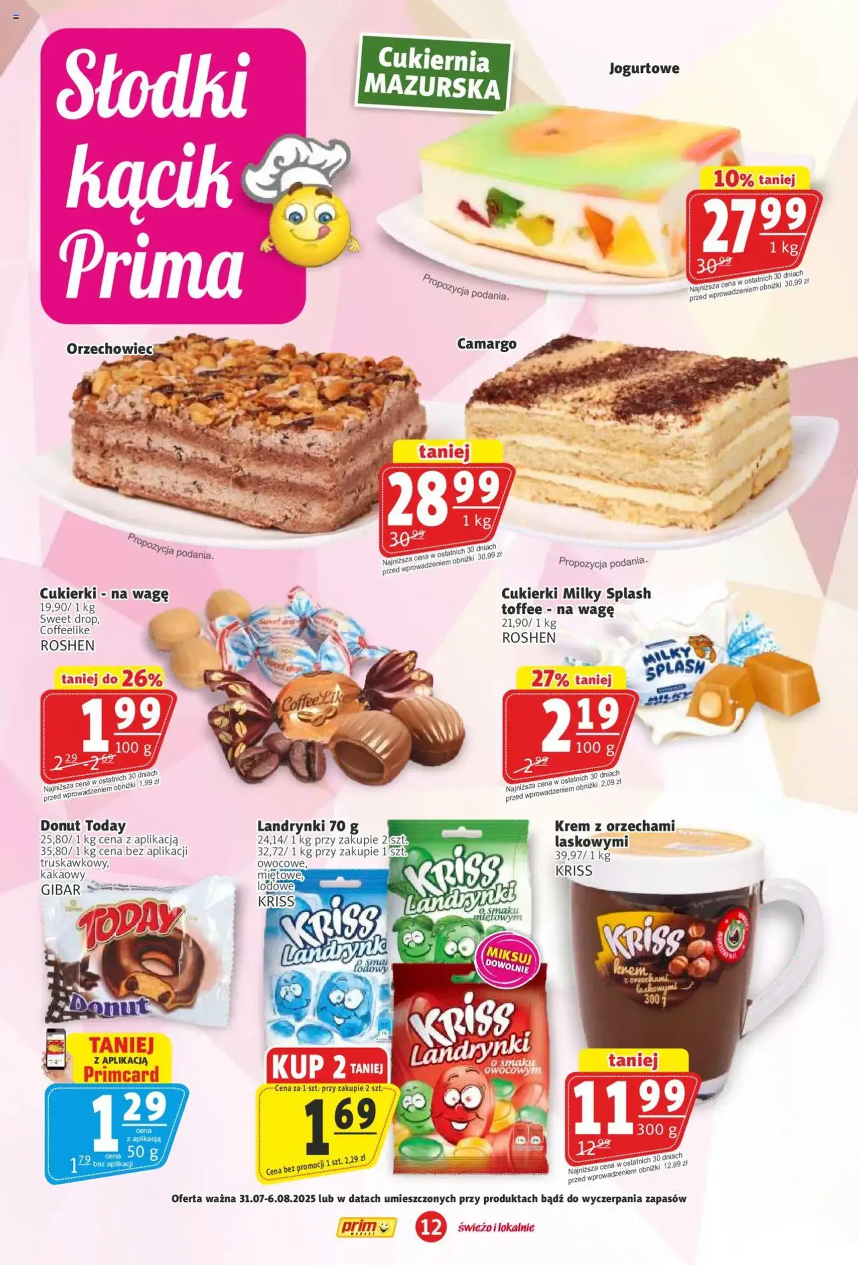 Prim Market Gazetka - ważny gazetka od 31.07.2025 strona 12 z 16 Prim Market Gazetka - ważny gazetka od 31.07.2025 strona 12 z 16