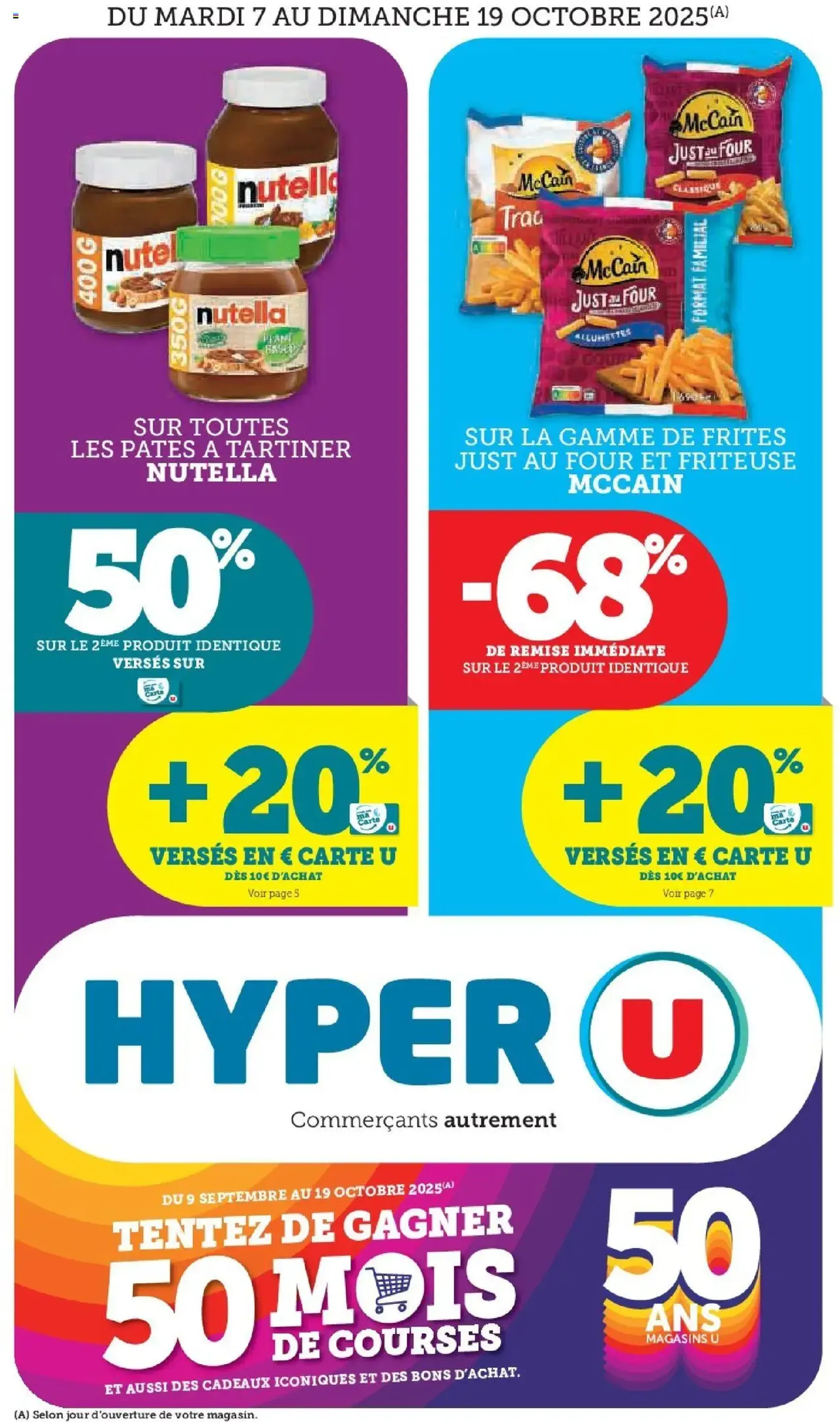 Hyper U catalogue - brochure valable à partir du 07/10/2025, page 1 sur 44