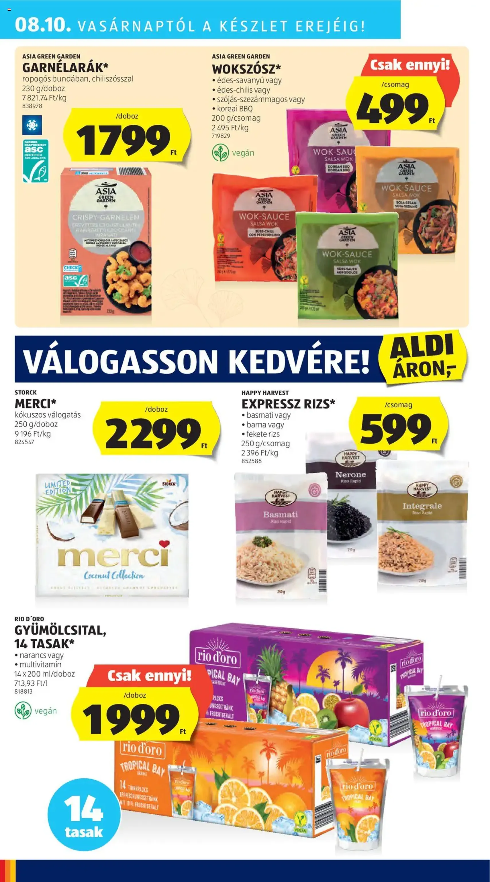 Aldi Akciós újság - 2025.08.07. érvényes szórólap 36 oldal 52 oldalból Aldi Akciós újság - 2025.08.07. érvényes szórólap 36 oldal 52 oldalból
