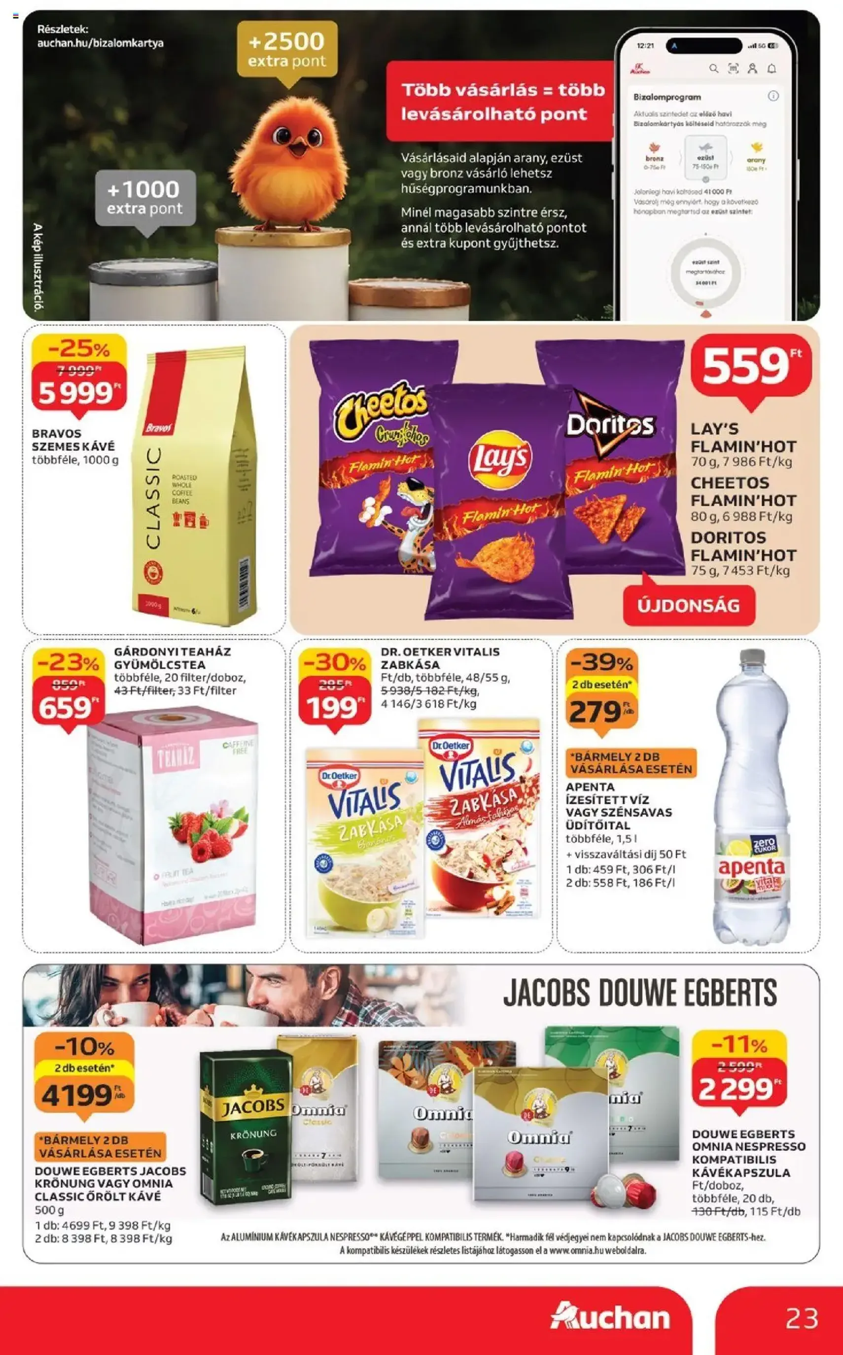 Auchan Akciós újság - 2025.09.25. érvényes szórólap 23 oldal 48 oldalból