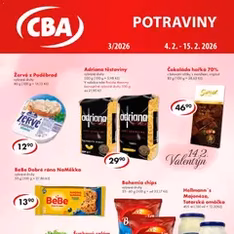CBA leták - náhled letáku platný od 04.02.2026