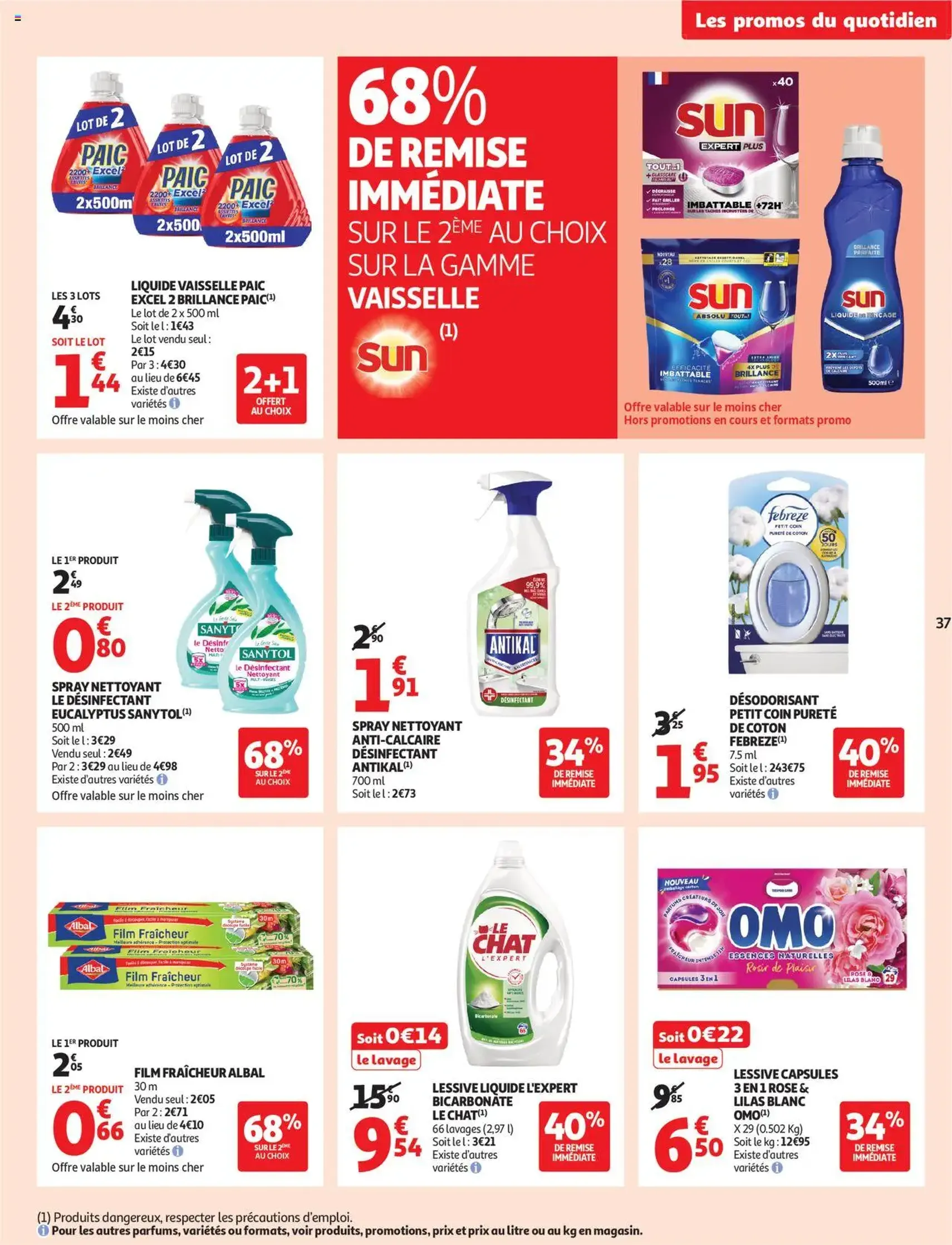 Auchan prospectus - brochure valable à partir du 26/08/2025, page 37 sur 54 Auchan prospectus - brochure valable à partir du 26/08/2025, page 37 sur 54