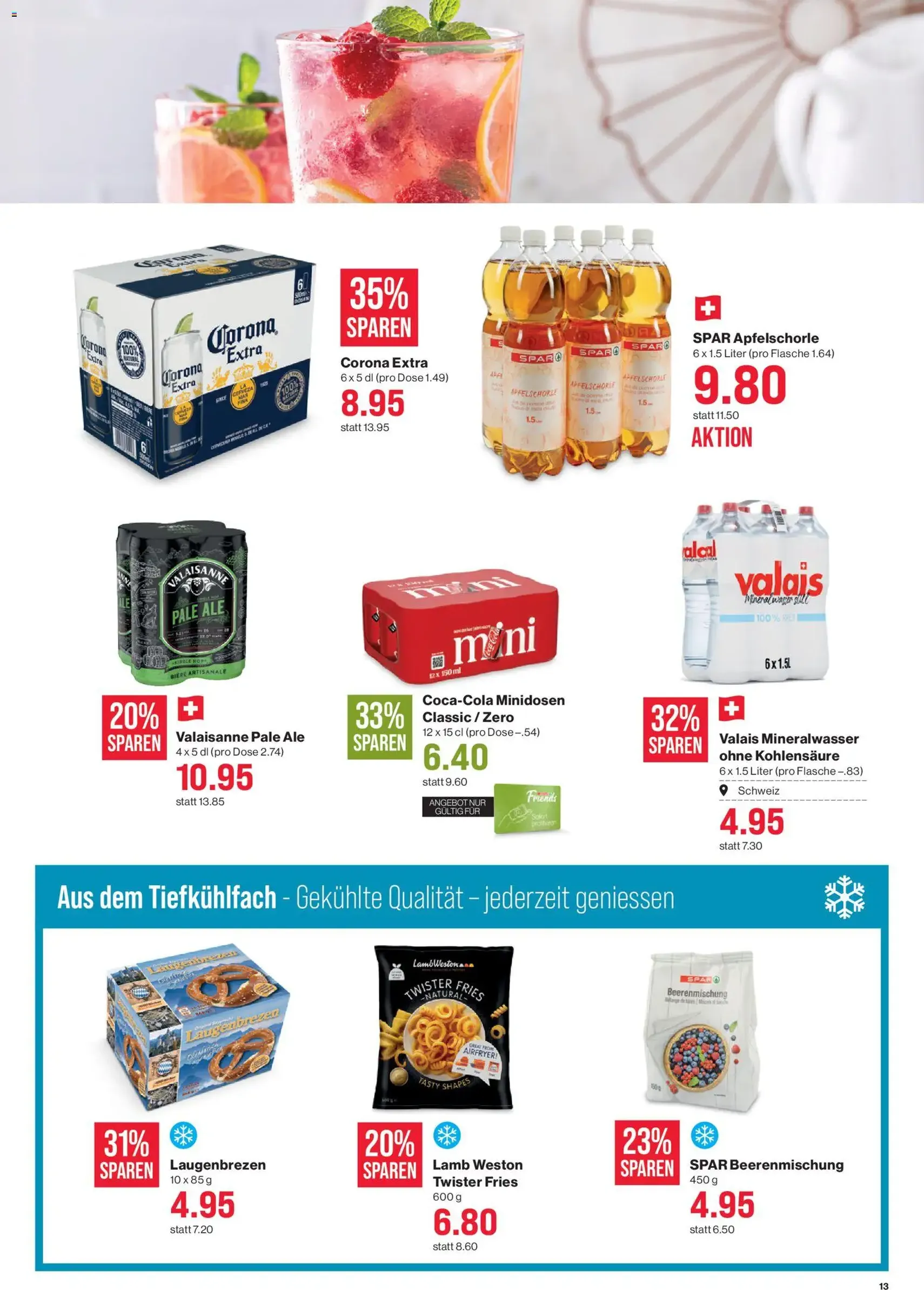 SPAR aktionen - Gültiger Prospekt ab 06.08.2026, Seite 13 von insgesamt 17