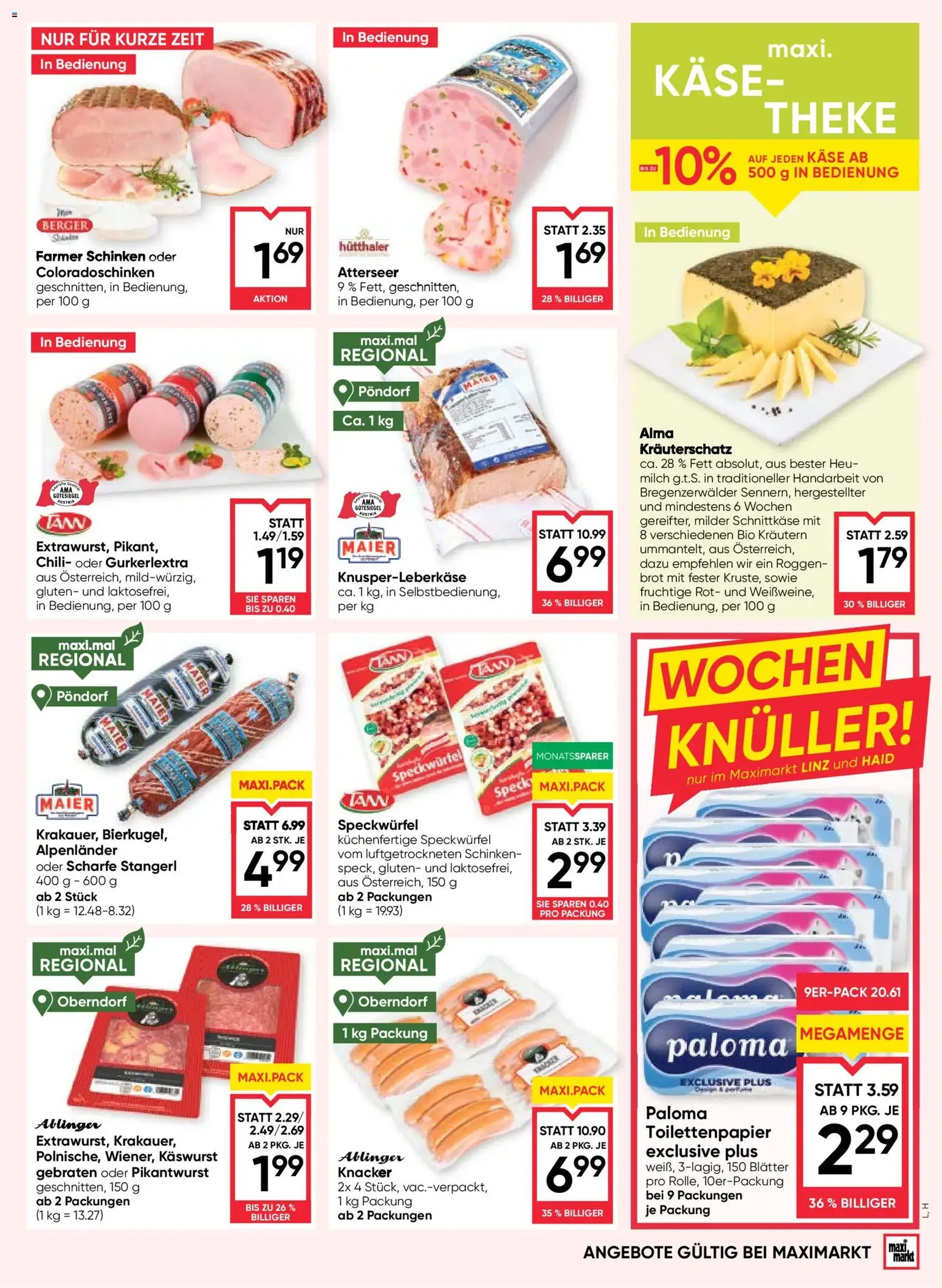 Maximarkt Flugblatt - Gültiger Prospekt ab 23.10.2025, Seite 9 von insgesamt 24 Maximarkt Flugblatt - Gültiger Prospekt ab 23.10.2025, Seite 9 von insgesamt 24