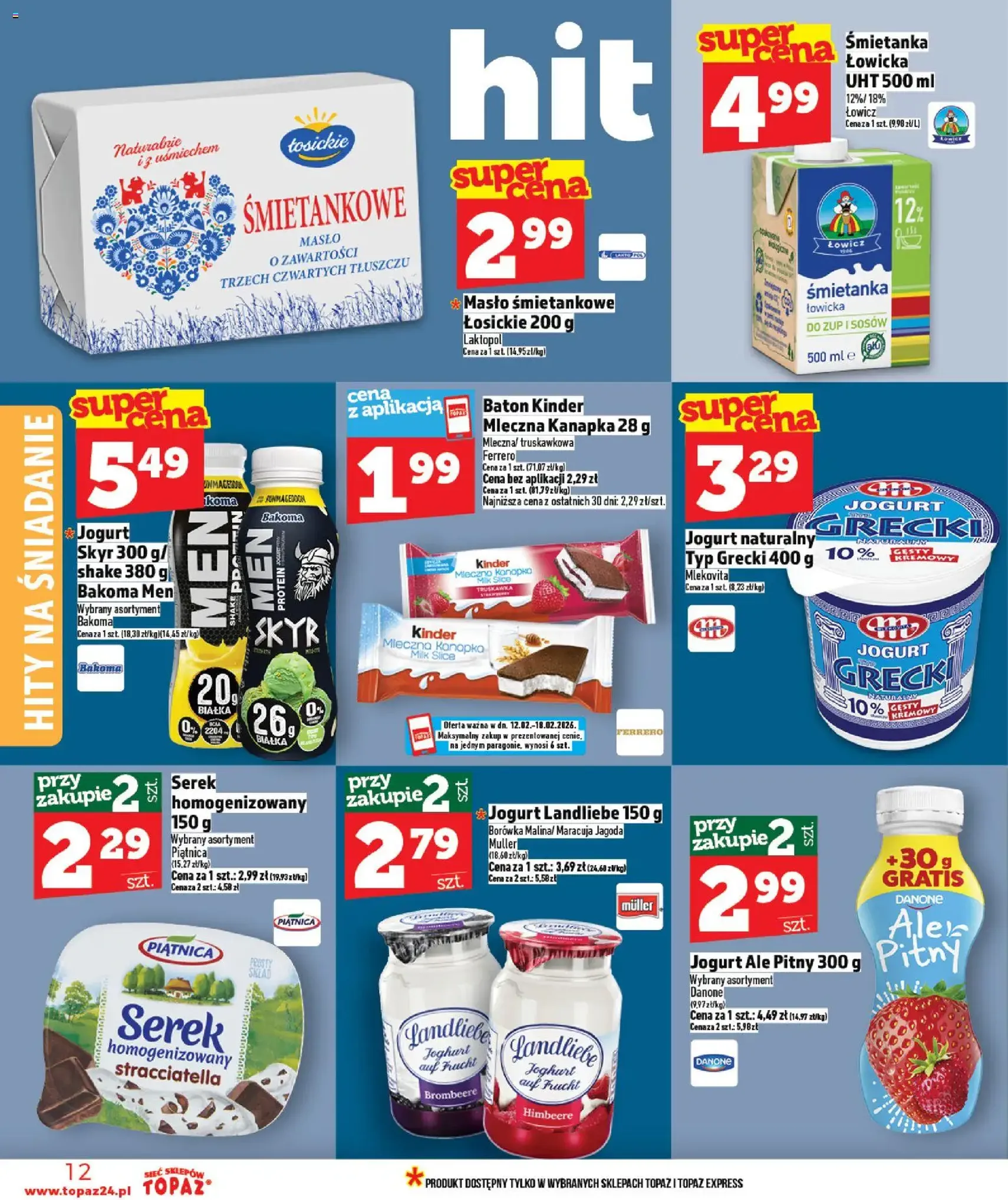 Topaz Gazetka - ważny gazetka od 12.02.2026 strona 12 z 28
