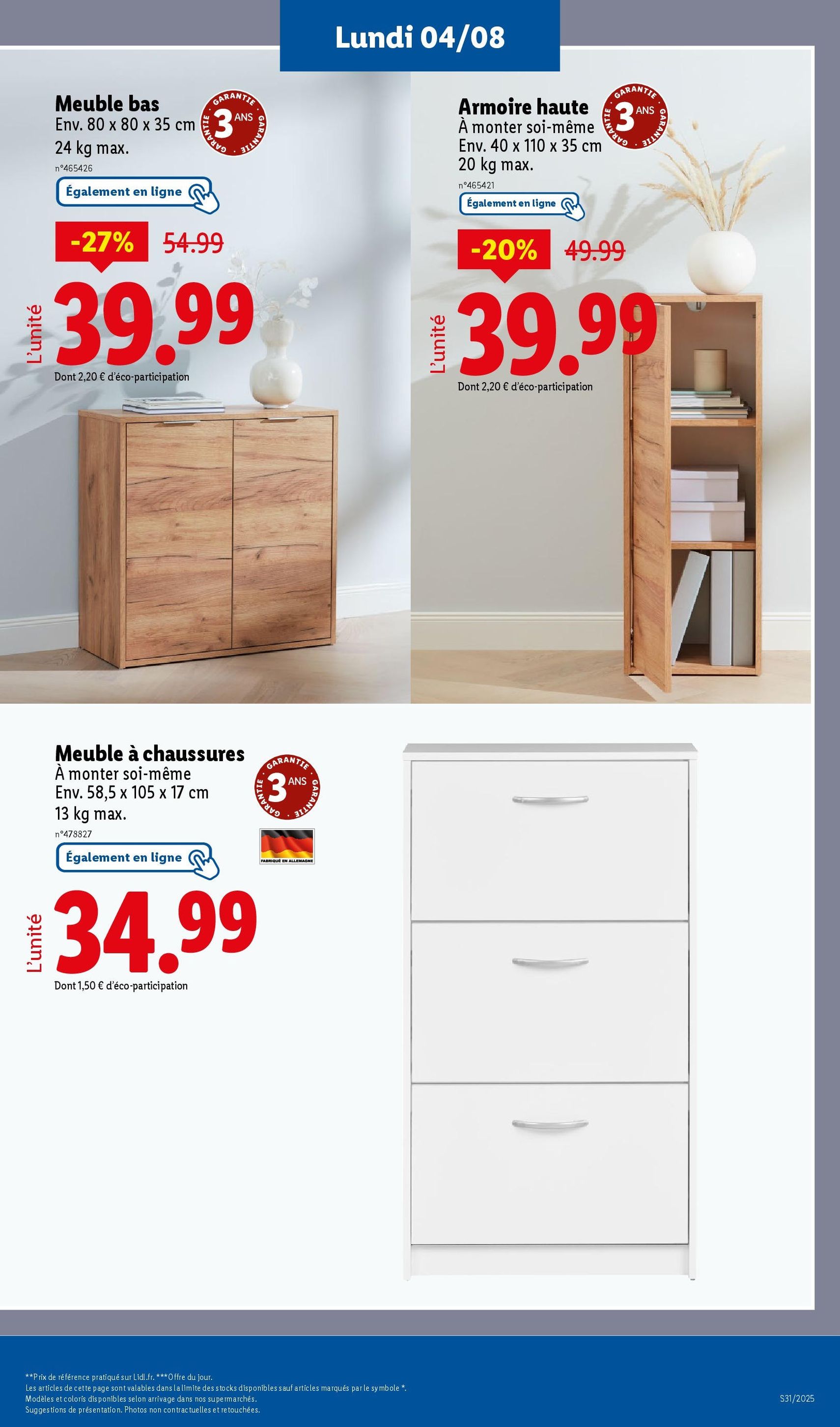 LIDL catalogue semaine 30 - brochure valable à partir du 31/07/2025, page 57 sur 73 LIDL catalogue semaine 30 - brochure valable à partir du 31/07/2025, page 57 sur 73