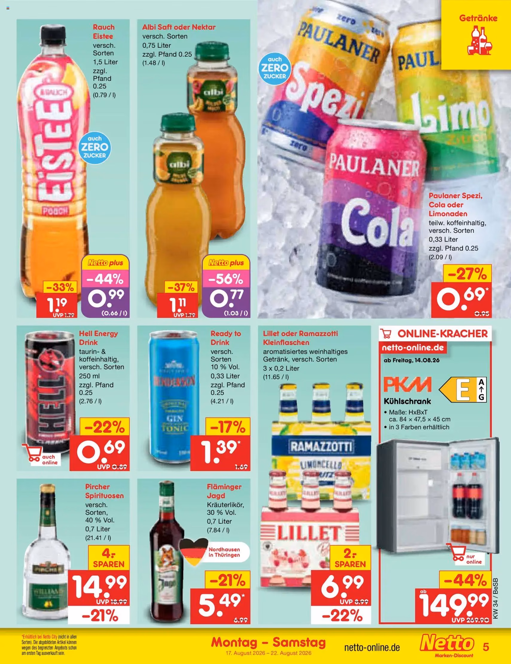 Netto Marken-Discount Prospekt - Gültiger Prospekt ab 17.08.2026, Seite 7 von insgesamt 65