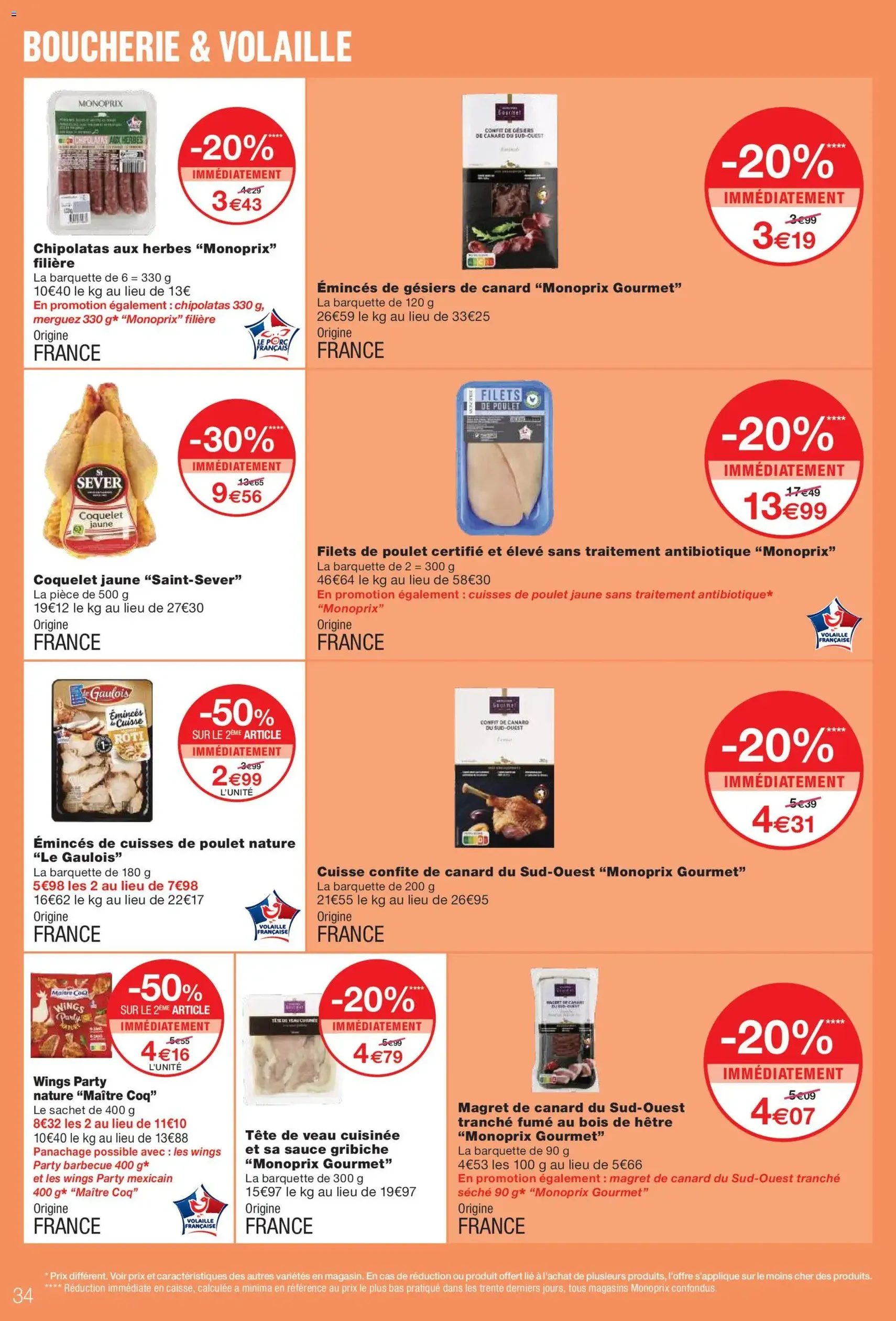 Monoprix catalogue - brochure valable à partir du 08/04/2026, page 34 sur 50