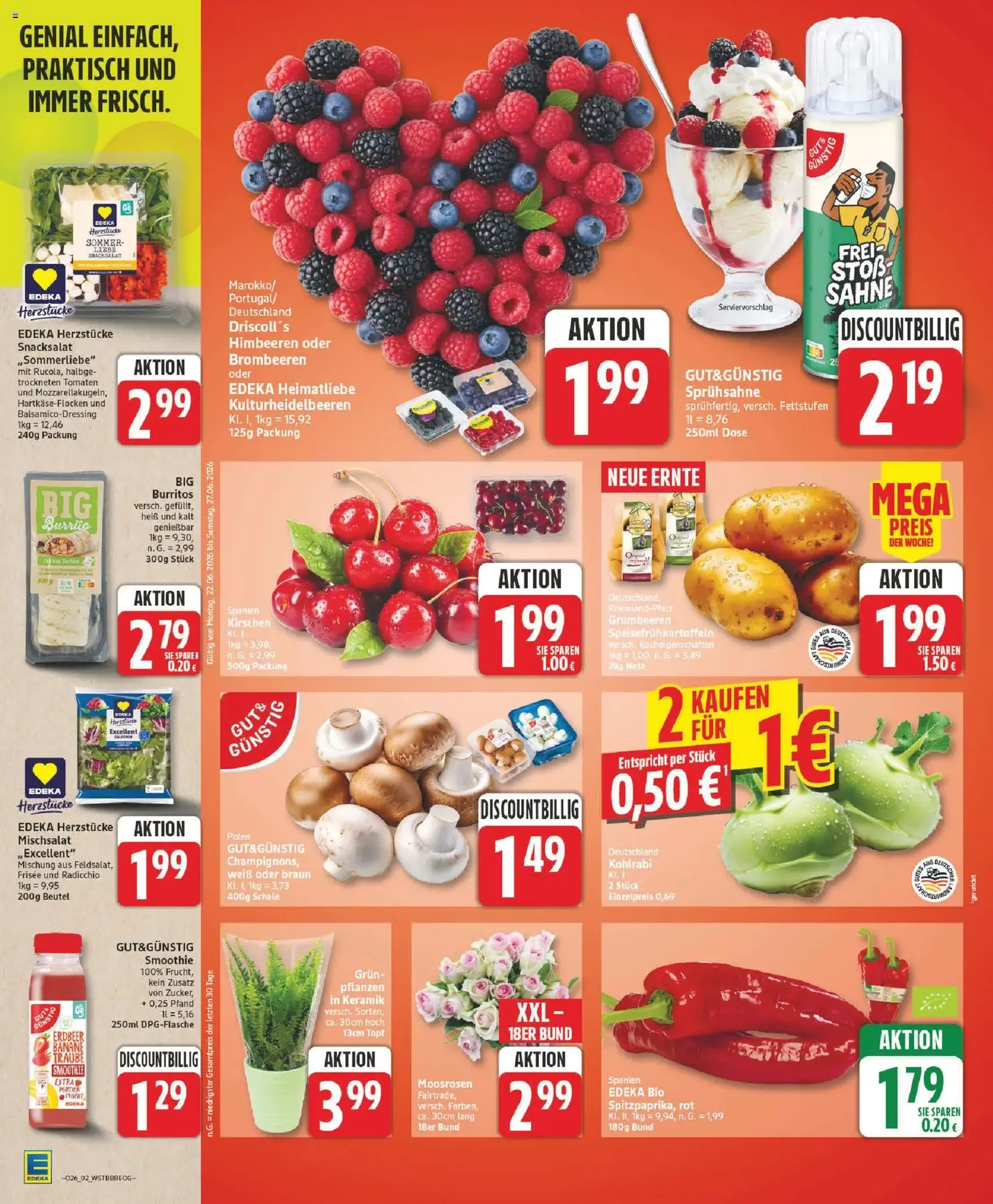 Edeka Prospekt - Gültiger Prospekt ab 22.06.2026, Seite 2 von insgesamt 25