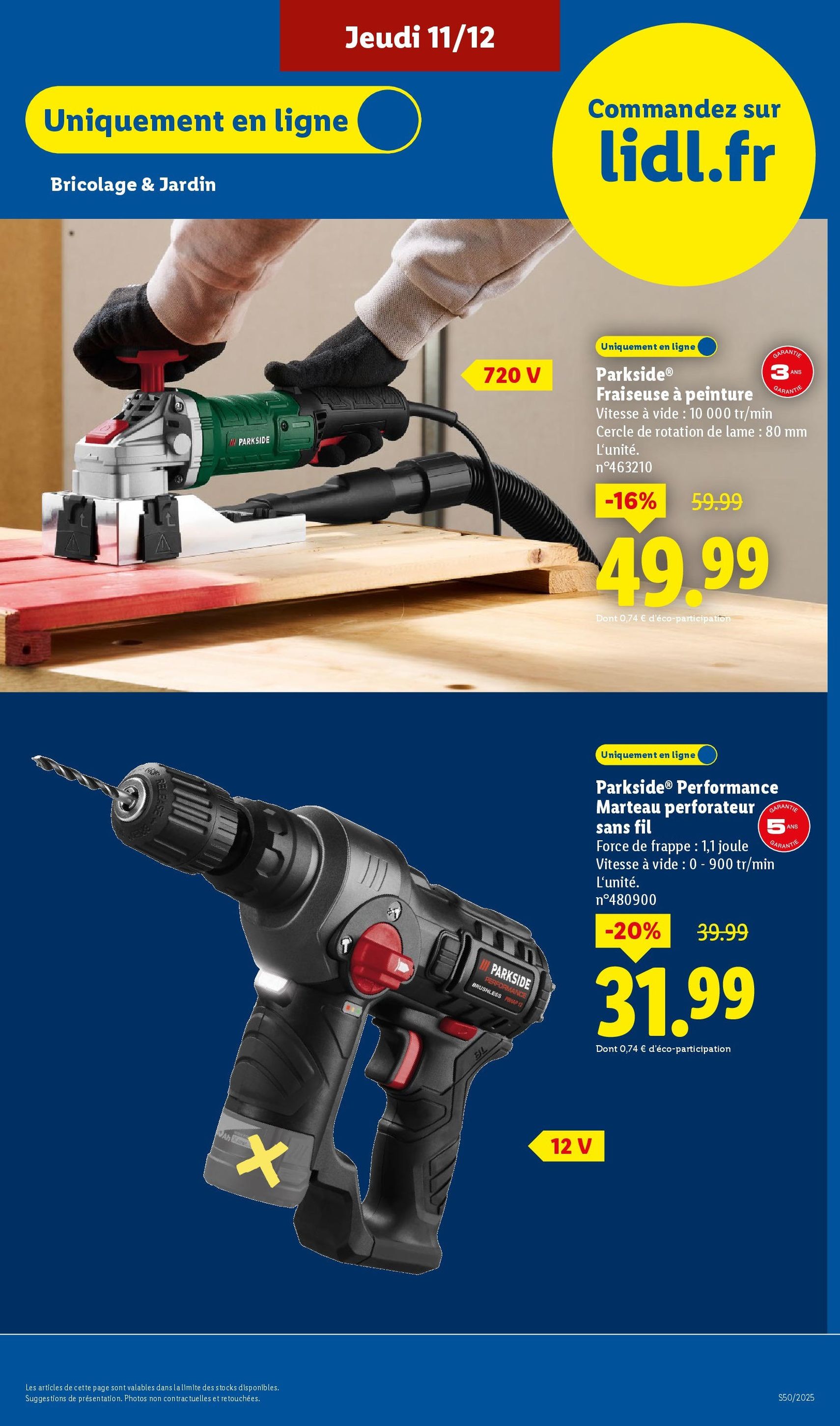 LIDL catalogue semaine 50 - brochure valable à partir du 11/12/2025, page 65 sur 88