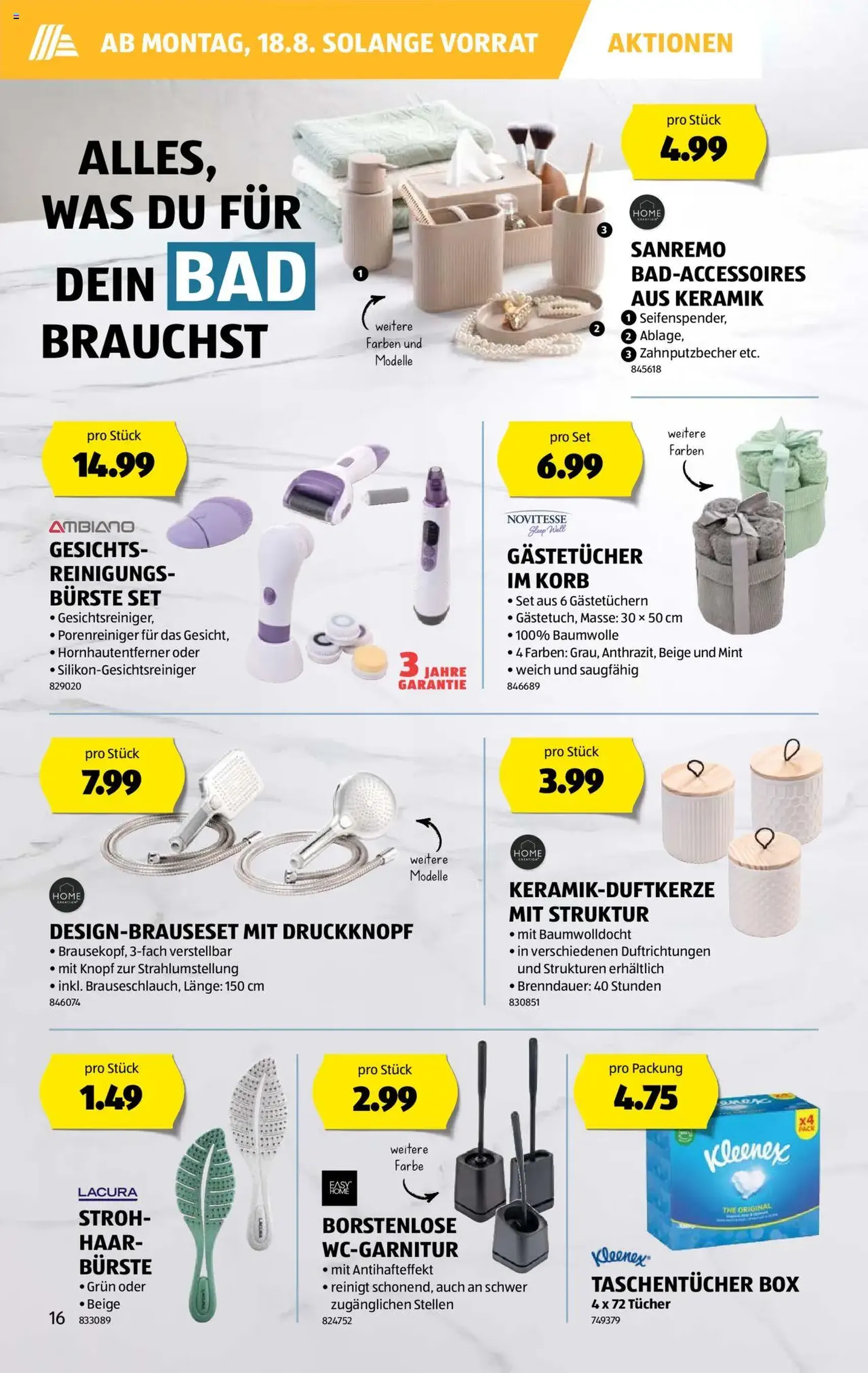 Aldi Aktionen - Gültiger Prospekt ab 14.08.2025, Seite 16 von insgesamt 31 Aldi Aktionen - Gültiger Prospekt ab 14.08.2025, Seite 16 von insgesamt 31
