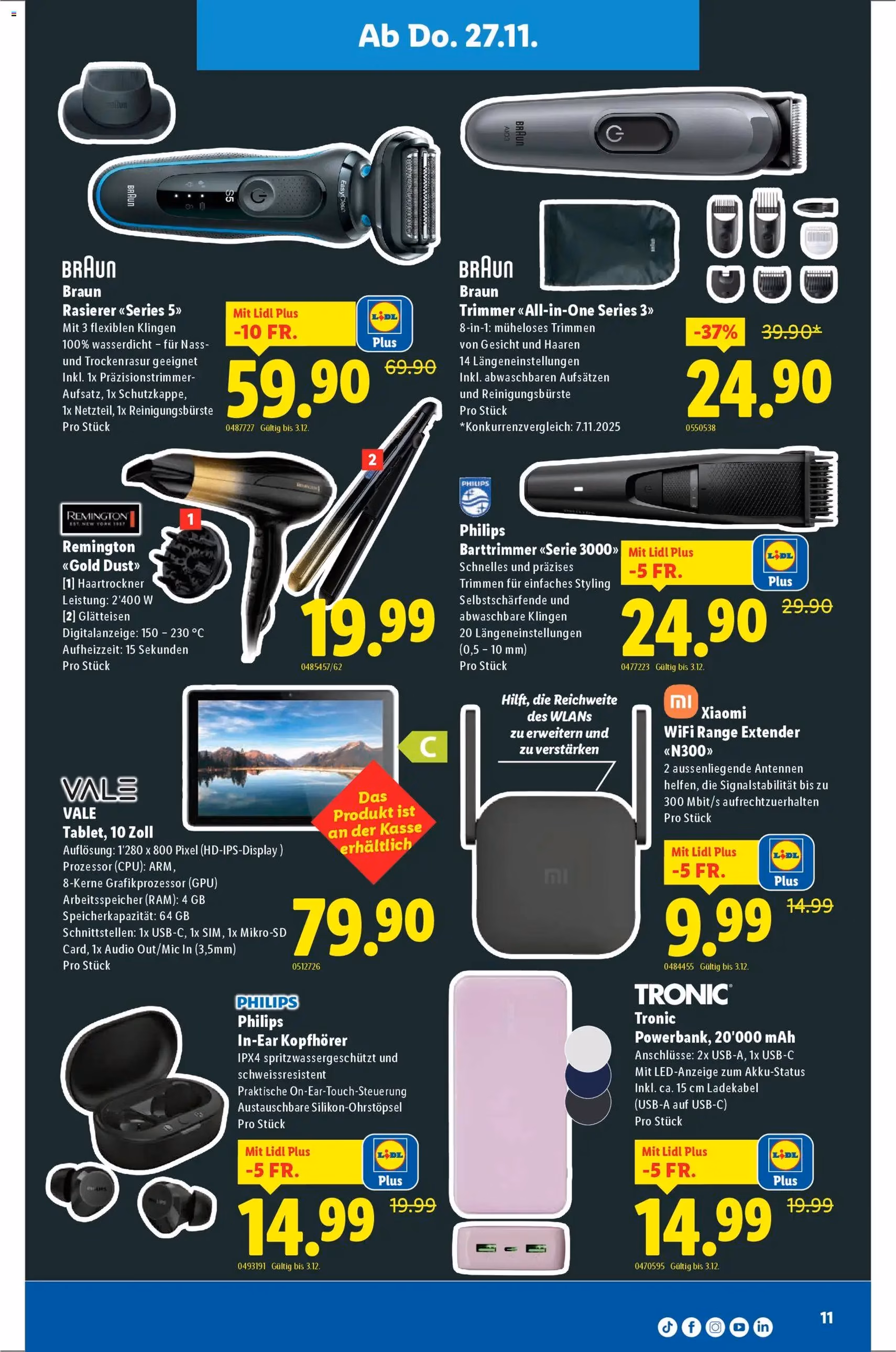 Lidl - Black Friday - Gültiger Prospekt ab 24.11.2025, Seite 11 von insgesamt 12