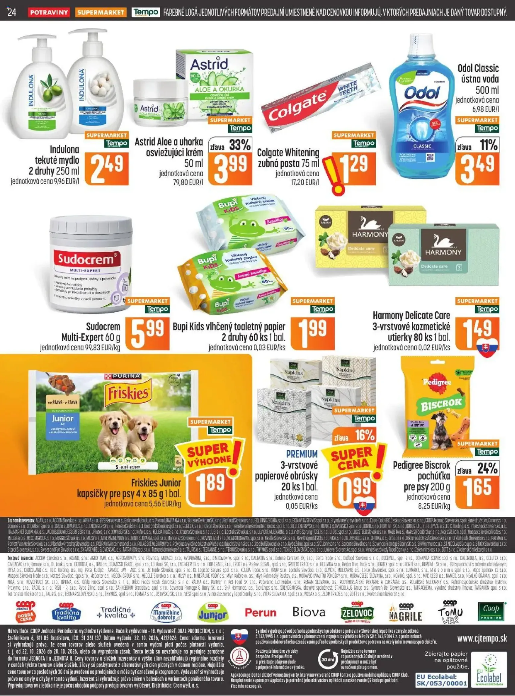 COOP Jednota leták - platný leták od 22.10.2026 strana 24 z 29