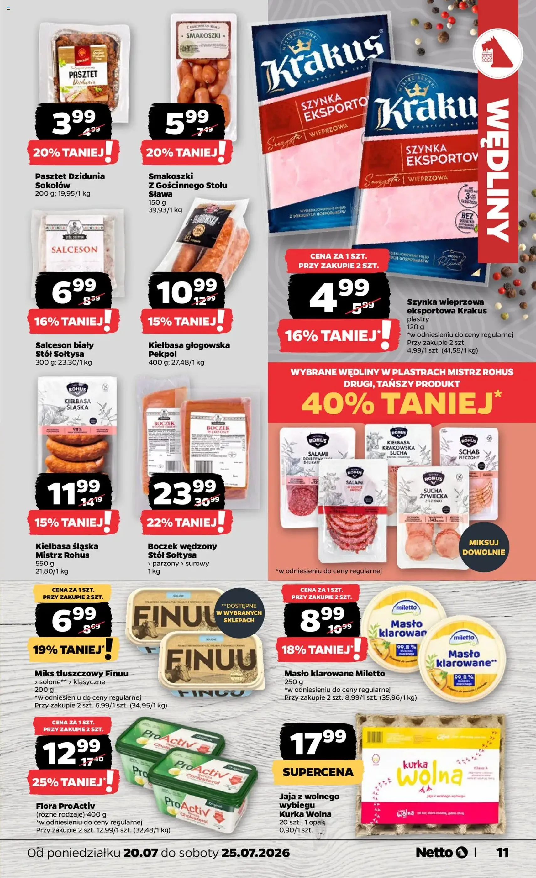 Netto gazetka od poniedziałku - ważny gazetka od 20.07.2026 strona 11 z 33