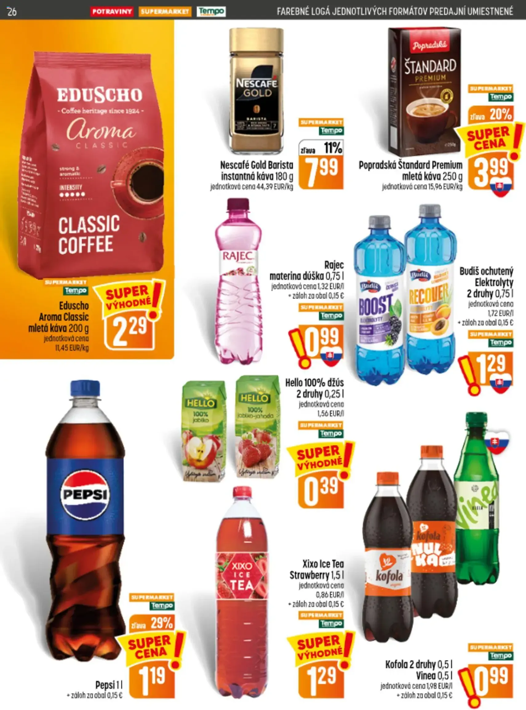 COOP Jednota leták - platný leták od 10.09.2026 strana 26 z 32