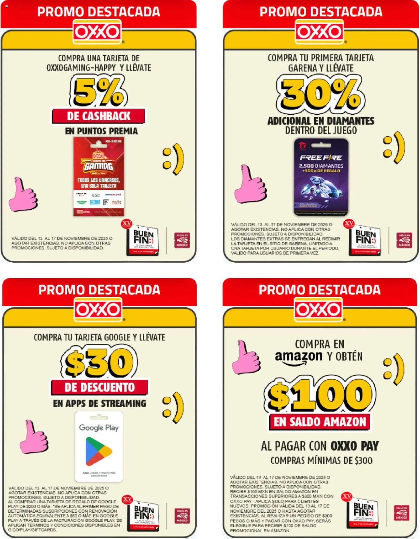 OXXO Buen Fin - folleto válido desde 13/11/2025 página 3 de 5