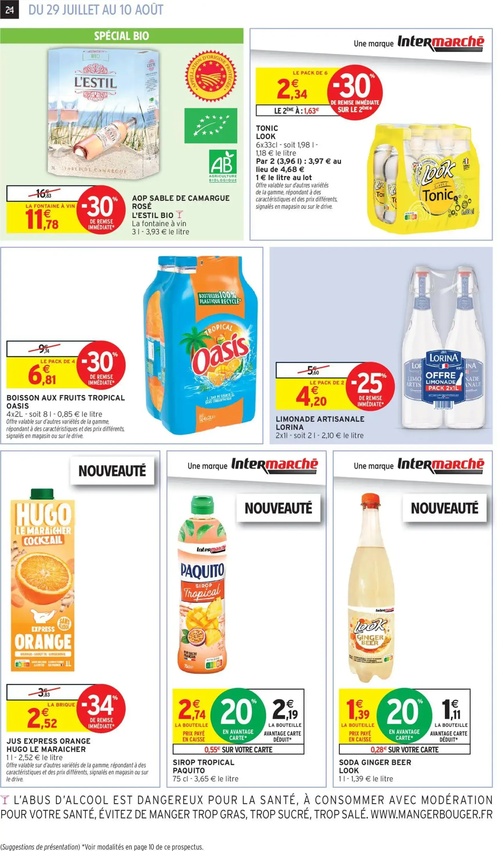 Intermarché catalogue semaine 30 - brochure valable à partir du 29/07/2025, page 24 sur 32 Intermarché catalogue semaine 30 - brochure valable à partir du 29/07/2025, page 24 sur 32