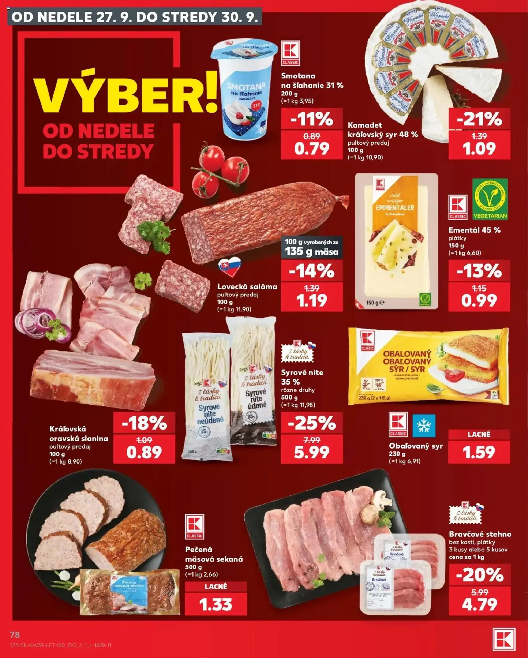 Kaufland leták - platný leták od 24.09.2026 strana 78 z 82