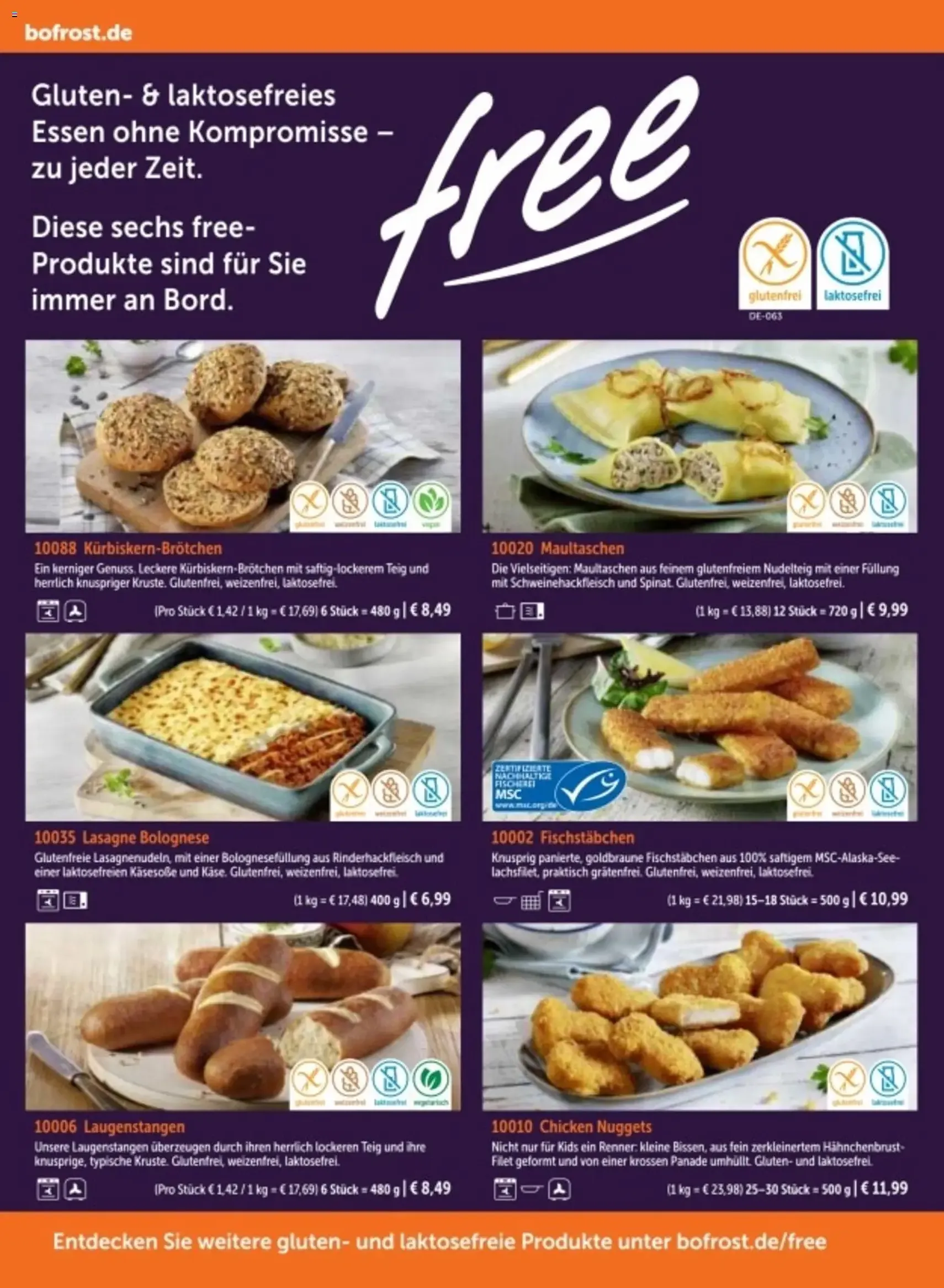 Bofrost Katalog - Gültiger Prospekt ab 06.03.2026, Seite 134 von insgesamt 150