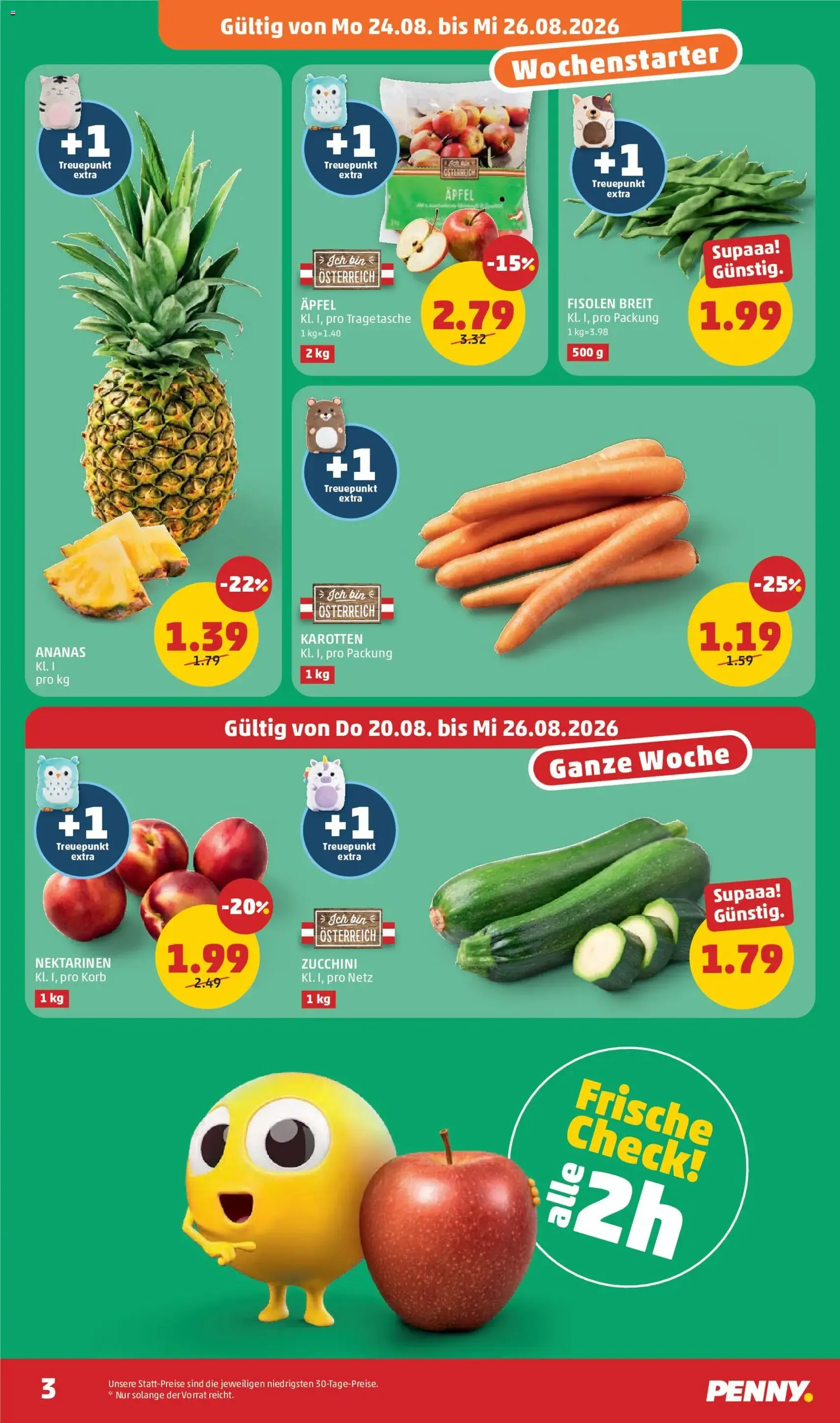 Penny Markt Flugblatt - Gültiger Prospekt ab 20.08.2026, Seite 3 von insgesamt 28