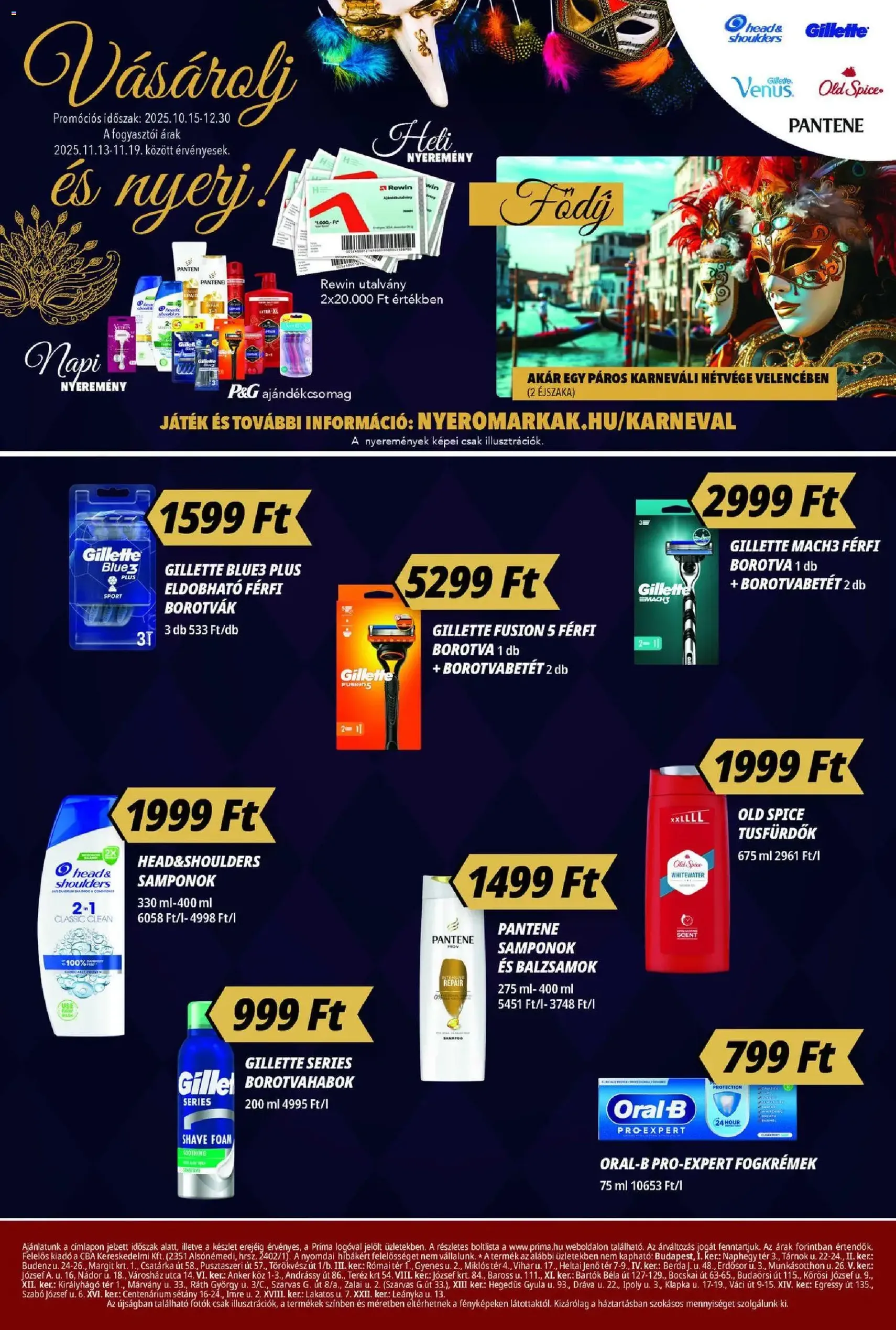 CBA Príma Akciós újság - 2025.11.13. érvényes szórólap 16 oldal 16 oldalból