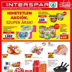 Interspar Akciós újság - szórólap előnézete érvényes 2025.10.30. -tól Interspar Akciós újság - szórólap előnézete érvényes 2025.10.30. -tól