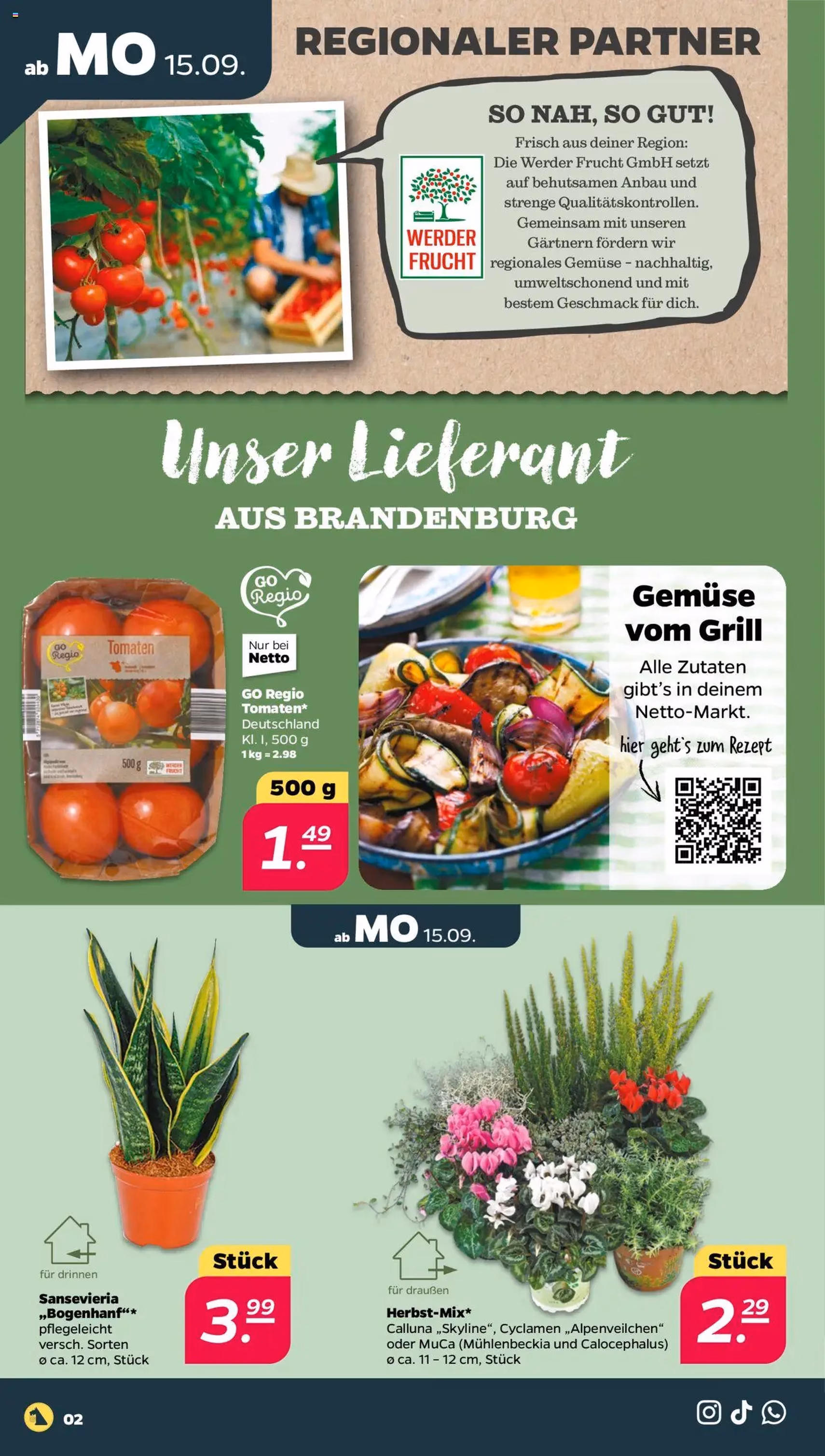 Netto Prospekt - Gültiger Prospekt ab 15.09.2025, Seite 2 von insgesamt 33 Netto Prospekt - Gültiger Prospekt ab 15.09.2025, Seite 2 von insgesamt 33