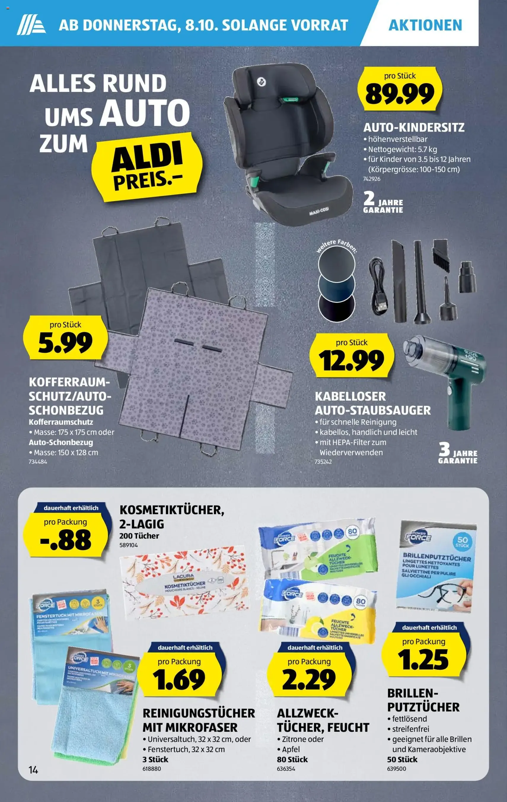 Aldi aktionen - Gültiger Prospekt ab 08.10.2026, Seite 14 von insgesamt 34