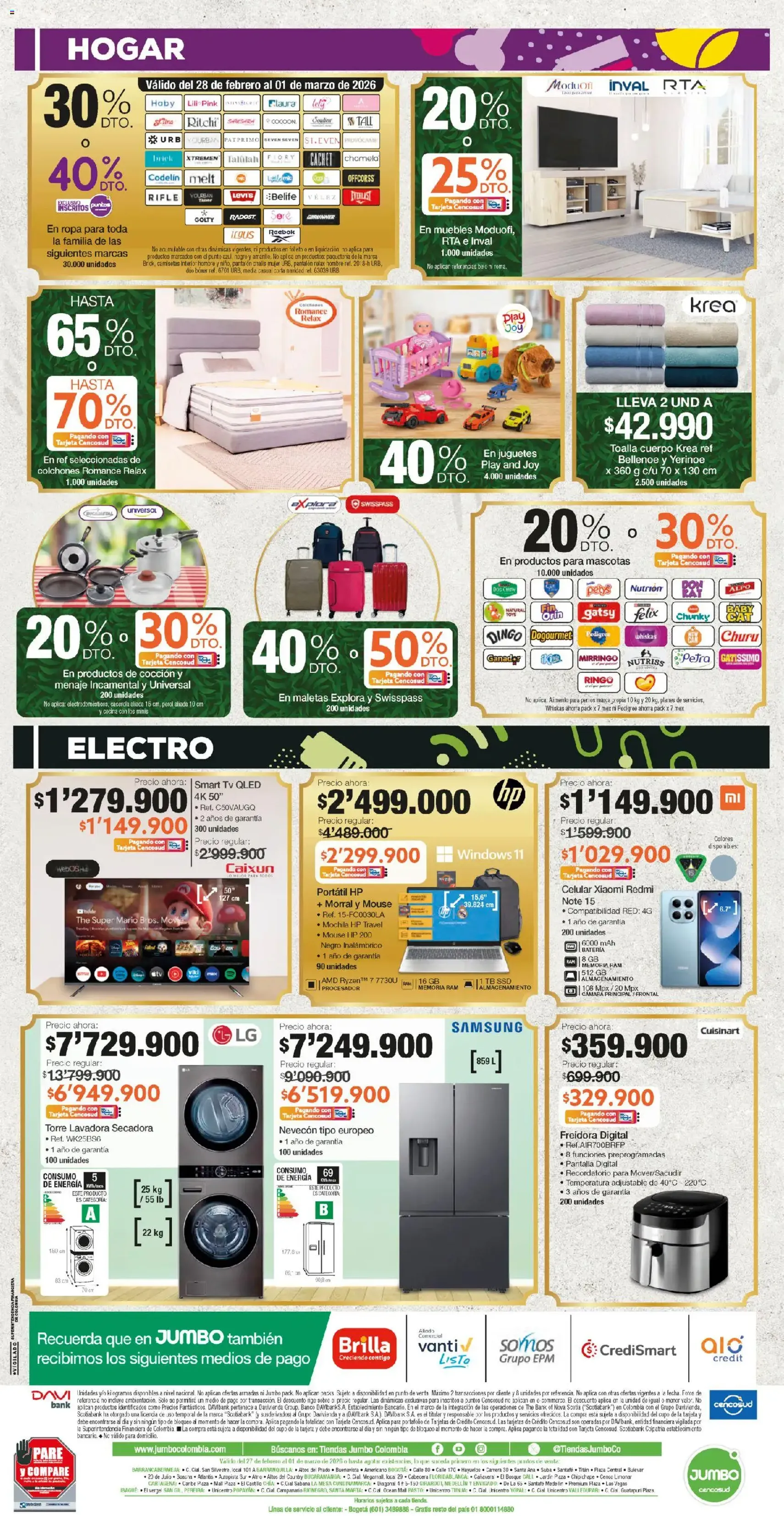 Jumbo - OCTAVILLA JUMBO 27 DE FEBRERO AL 01 DE MARZO 2026 - folleto válido desde 27/02/2026 página 8 de 8