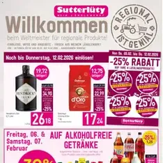 Sutterlüty Flugblatt - Prospekt Vorschau gültig ab 05.02.2026