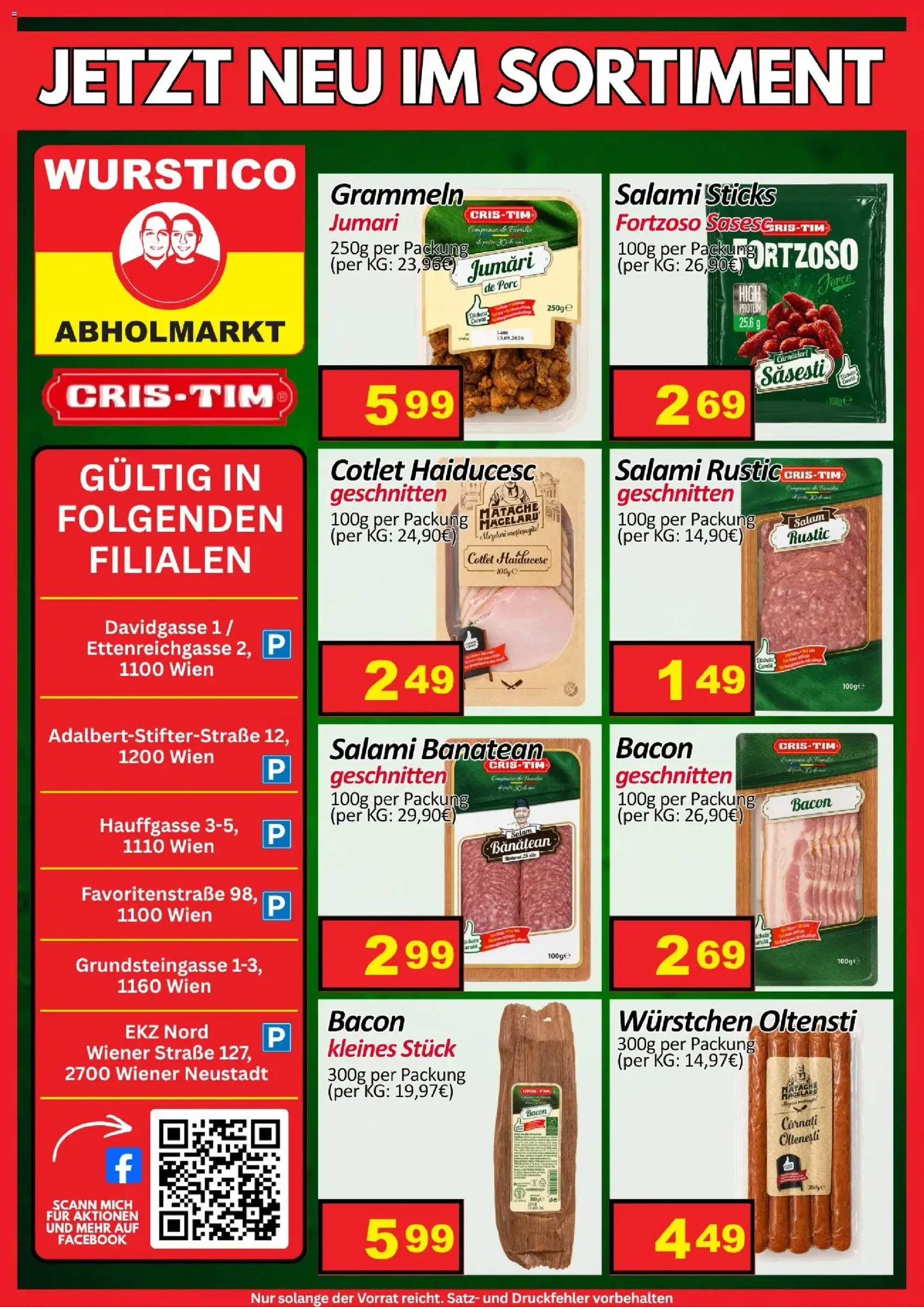 Wurstico Abholmarkt Flugblatt - Gültiger Prospekt ab 17.09.2026, Seite 9 von insgesamt 13