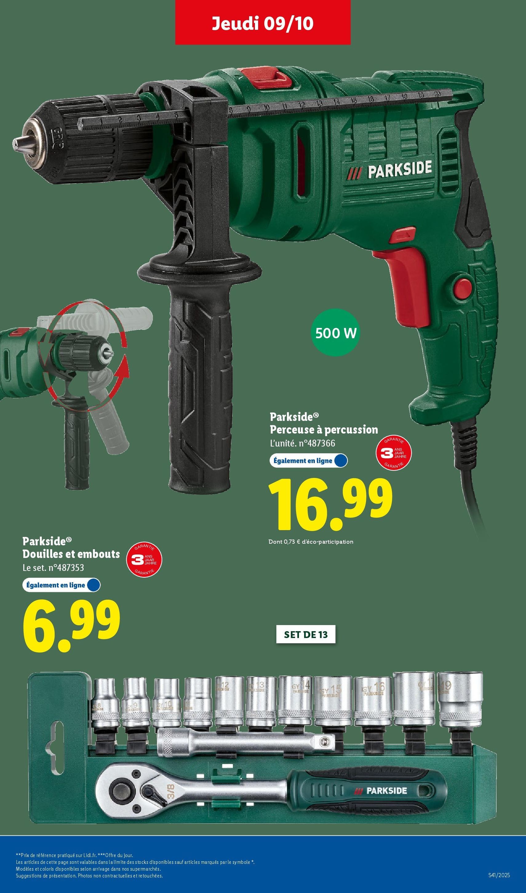 LIDL catalogue semaine 41 - brochure valable à partir du 09/10/2025, page 47 sur 73
