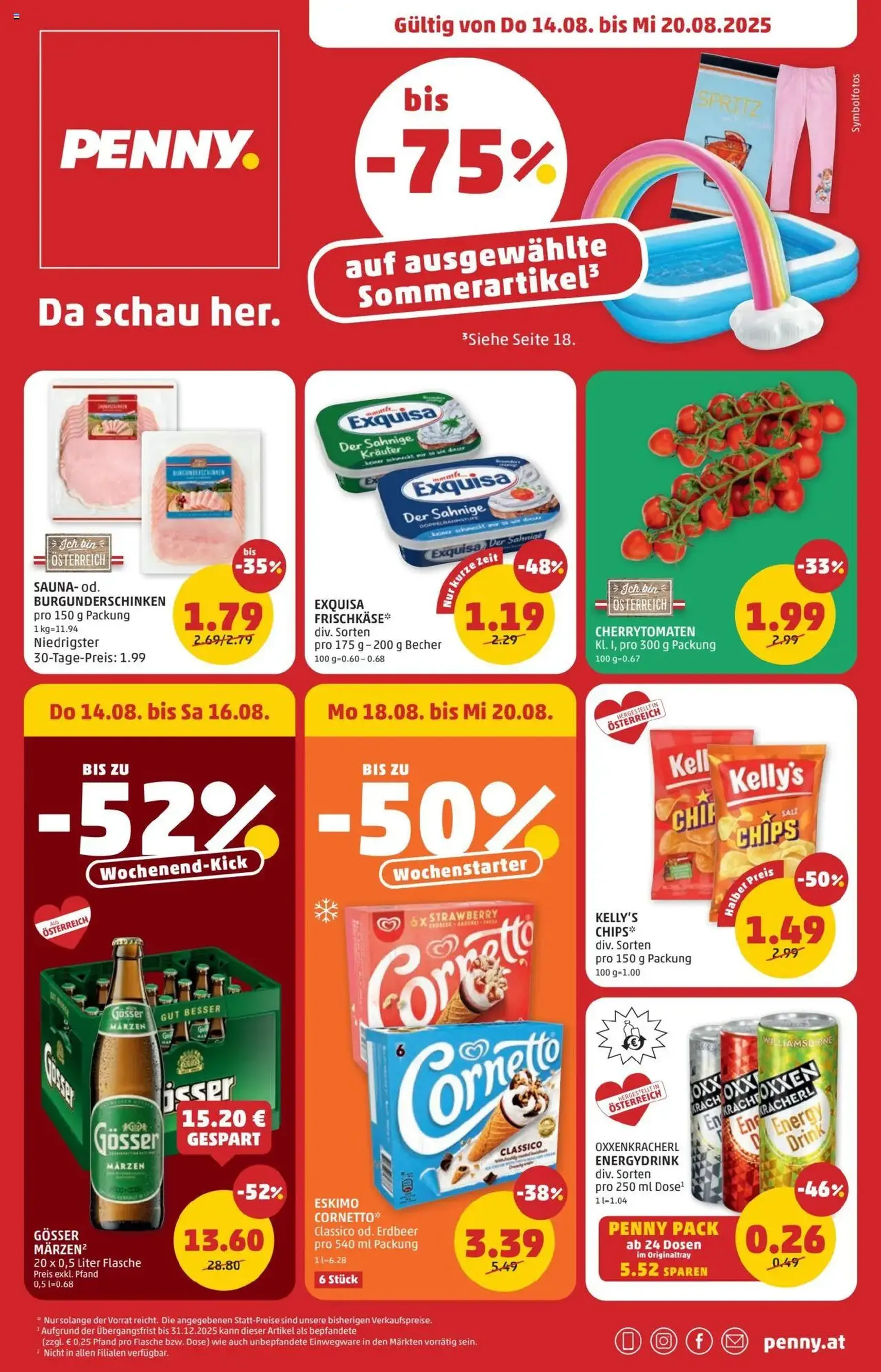 Penny Markt Flugblatt - Gültiger Prospekt ab 14.08.2025, Seite 1 von insgesamt 28 Penny Markt Flugblatt - Gültiger Prospekt ab 14.08.2025, Seite 1 von insgesamt 28