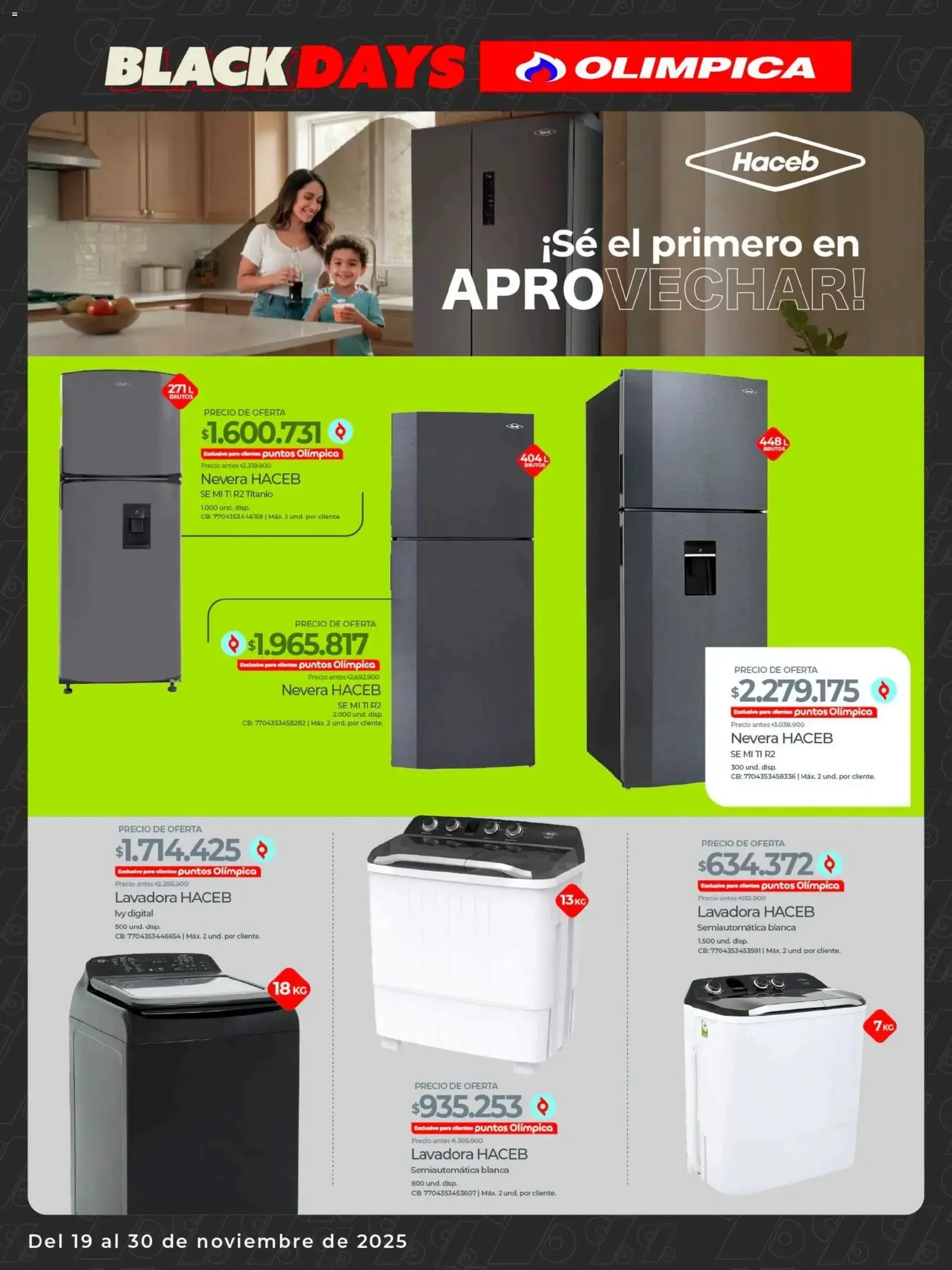 Olímpica - Black Friday - folleto válido desde 19/11/2025 página 12 de 31