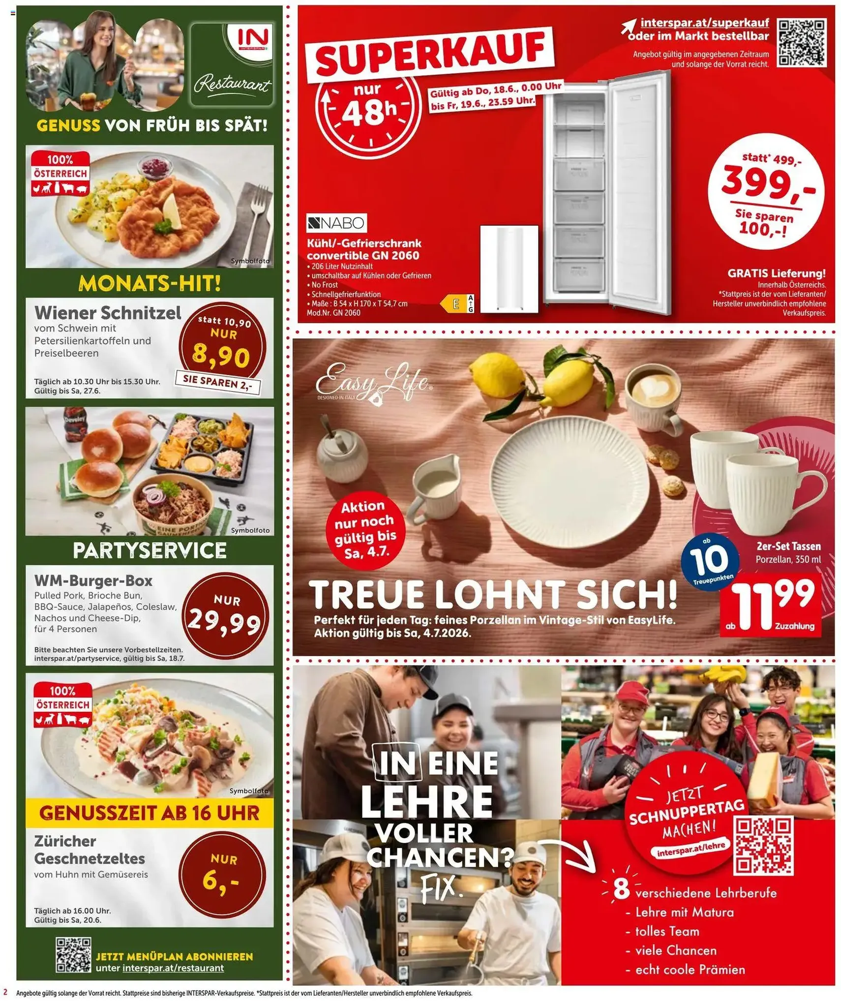 Interspar - Flugblatt - Gültiger Prospekt ab 18.06.2026, Seite 2 von insgesamt 20
